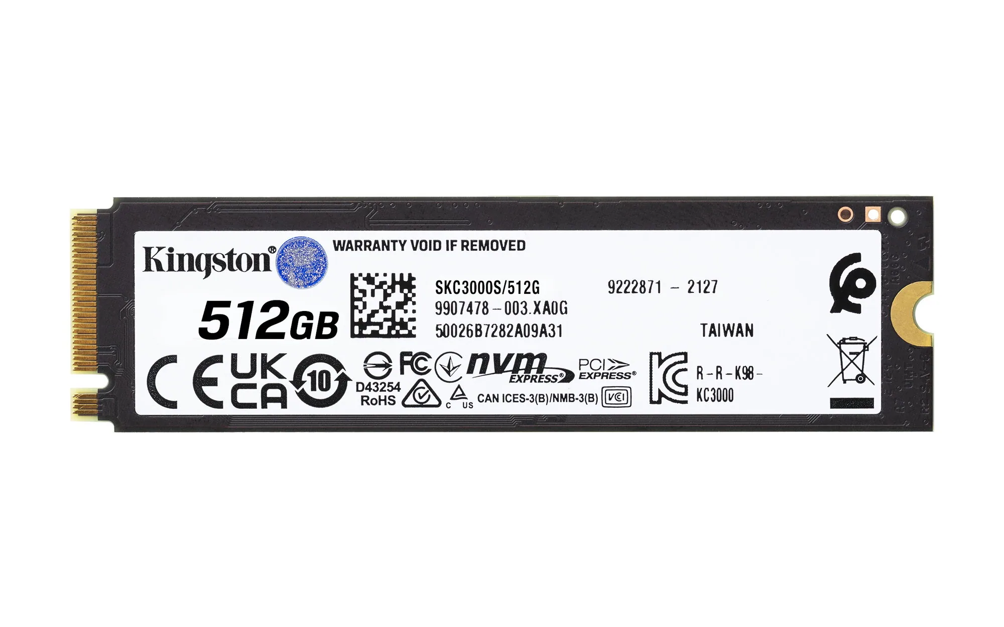 Kingston Technology 512G KC3000 M.2 2280 NVMe SSD – Bild 2