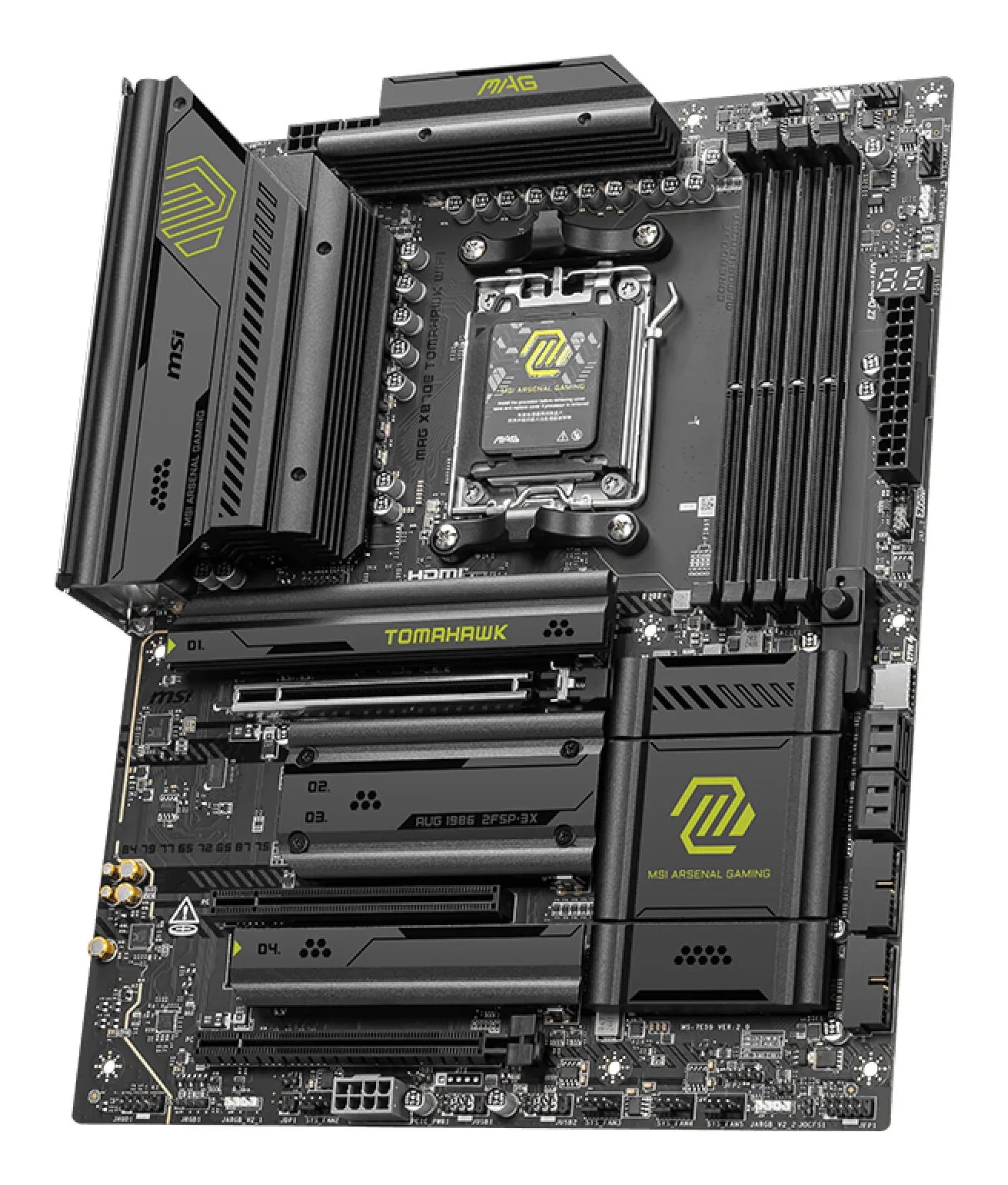 MSI MAG X870E TOMAHAWK WIFI Motherboard AMD X870E Sockel AM5 ATX – Bild 3