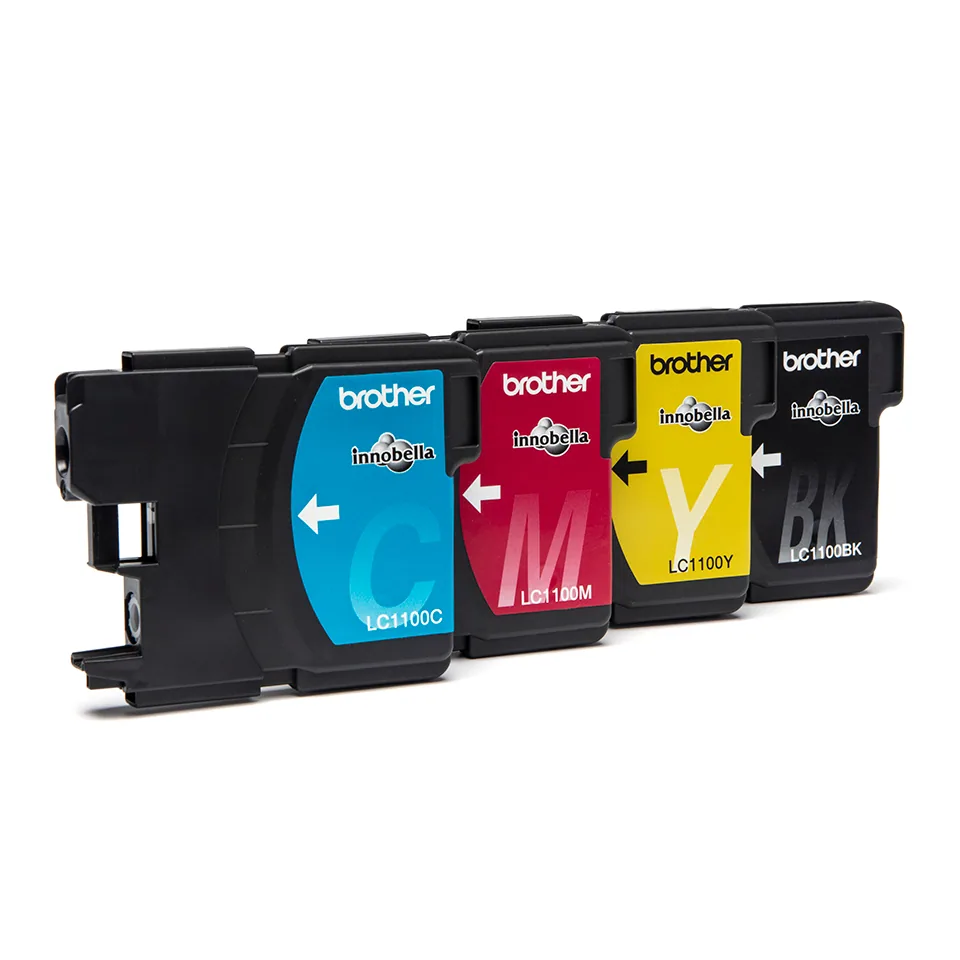 Brother LC1100VALBP Druckerpatrone 4 Stück(e) Original Schwarz, Cyan, Magenta, Gelb – Bild 1