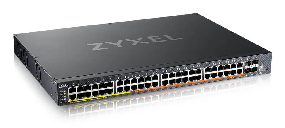 Zyxel XMG2230-52HP Managed L2/L3 2.5G Ethernet (100/1000/2500) Power over Ethernet (PoE) 1U Schwarz – Bild 2