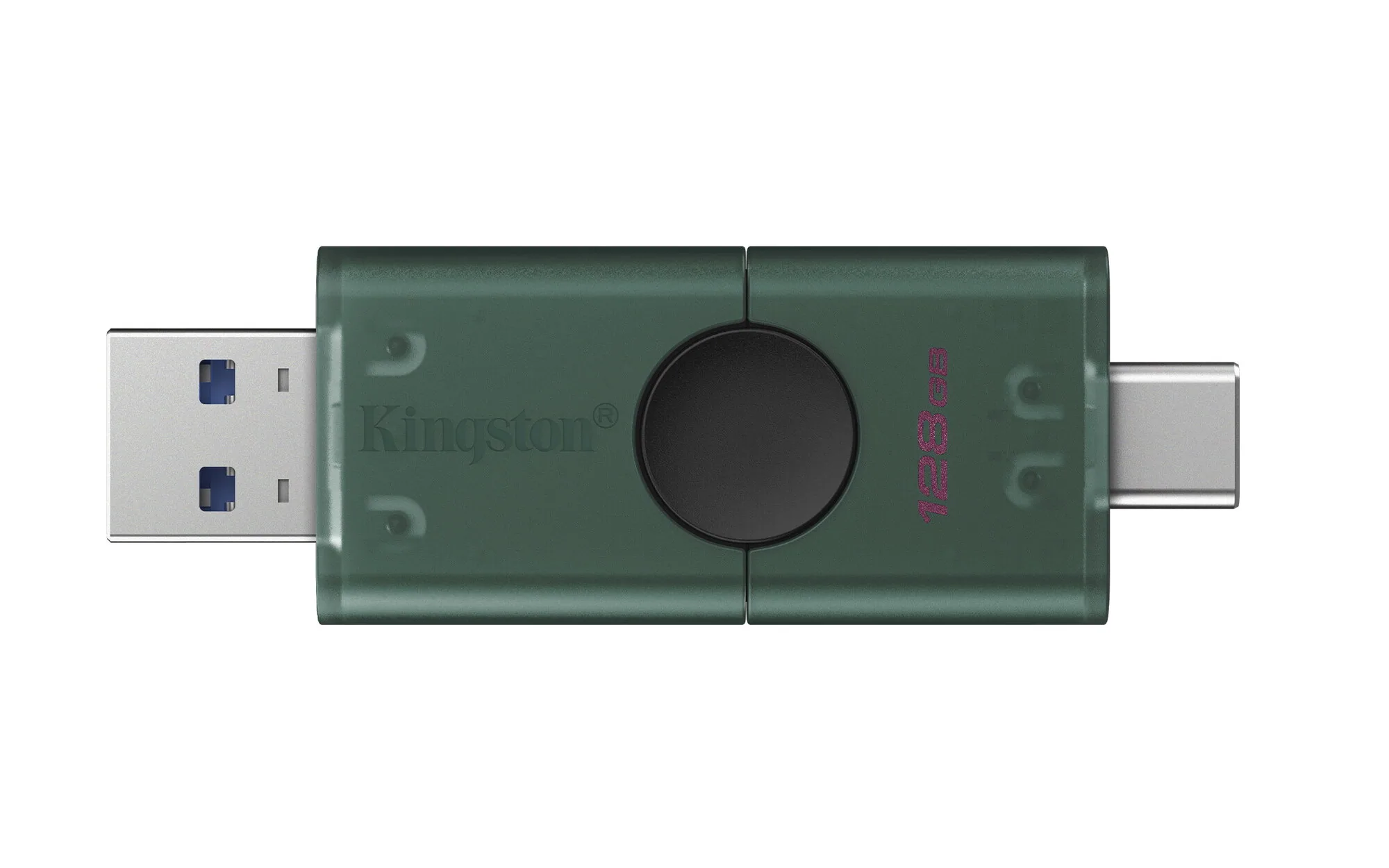 Kingston Technology DataTraveler DuoG2 USB-Stick 128 GB USB Type-A / USB Type-C 3.2 Gen 1 (3.1 Gen 1) Schwarz, Grün – Bild 2