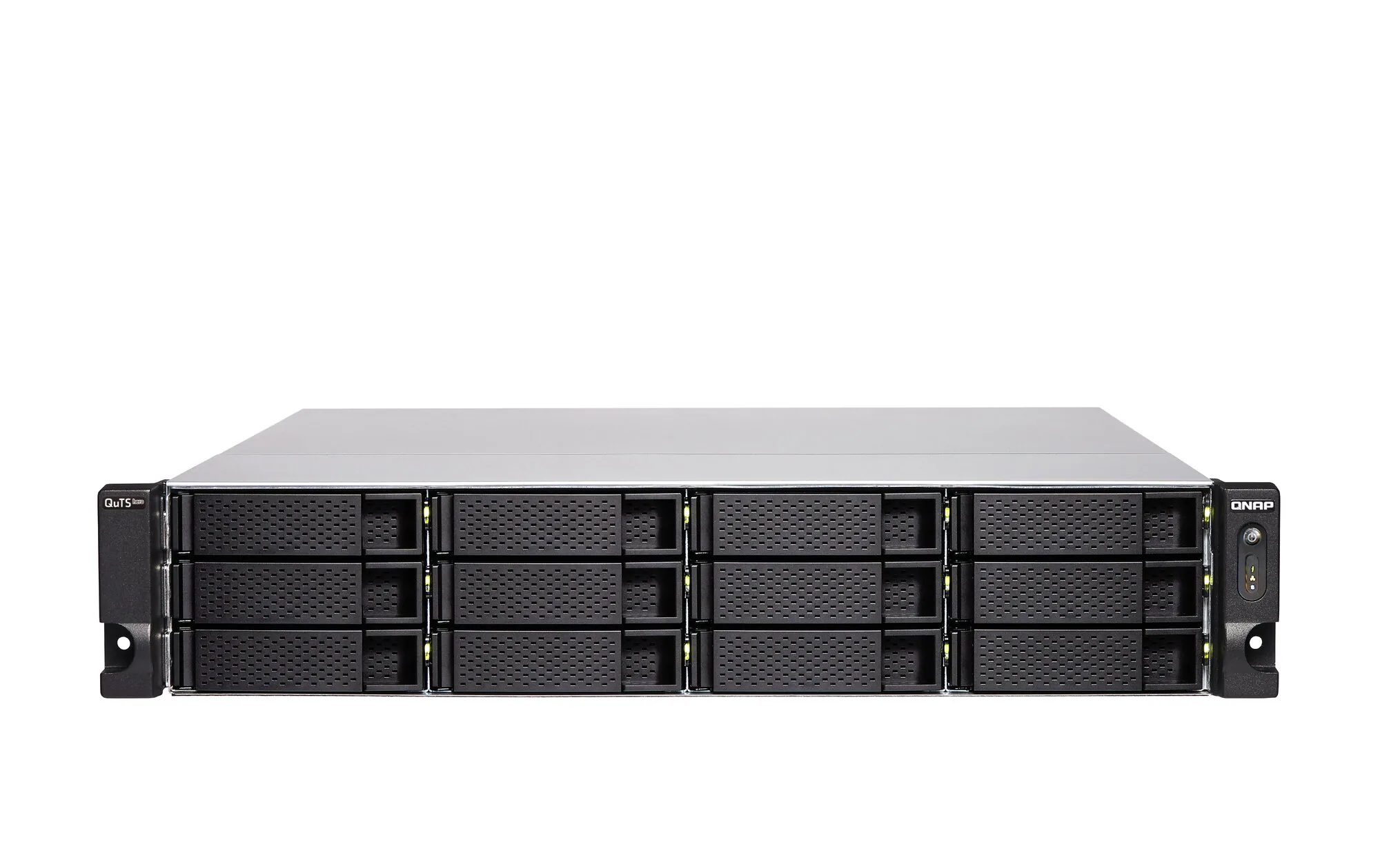 QNAP TS-H1886XU-RP-R2 NAS Rack (3U) Intel® Xeon® D D-1622 32 GB DDR4 0 TB QuTS hero Schwarz, Grau – Bild 1