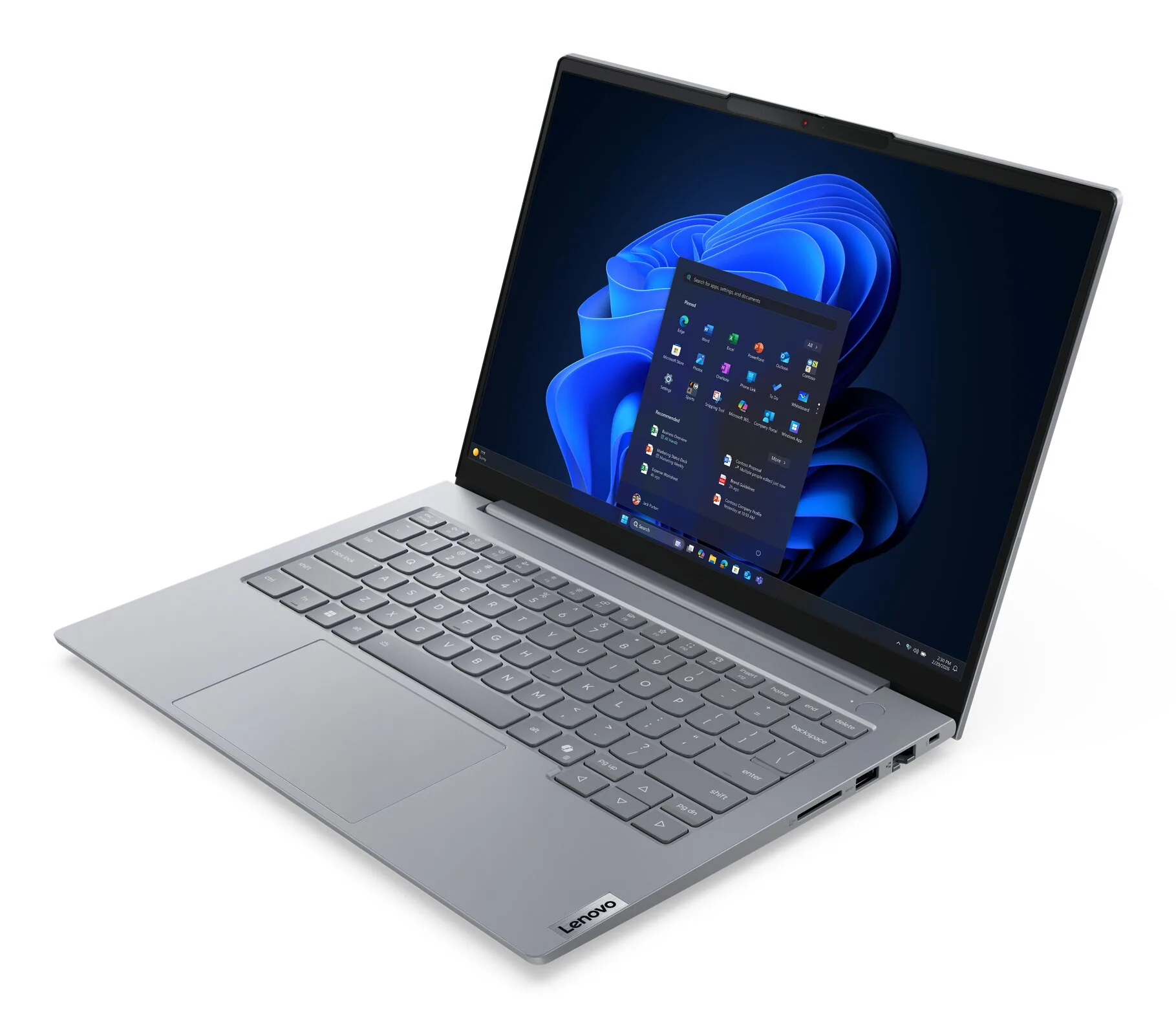 Lenovo ThinkBook 14 G9 AHP AMD Ryzen™ 5 220 Laptop 35,6 cm (14") WUXGA 16 GB DDR5-SDRAM 512 GB SSD Wi-Fi 7 (802.11be) Windows 11 Pro Grau Deutsch – Bild 3