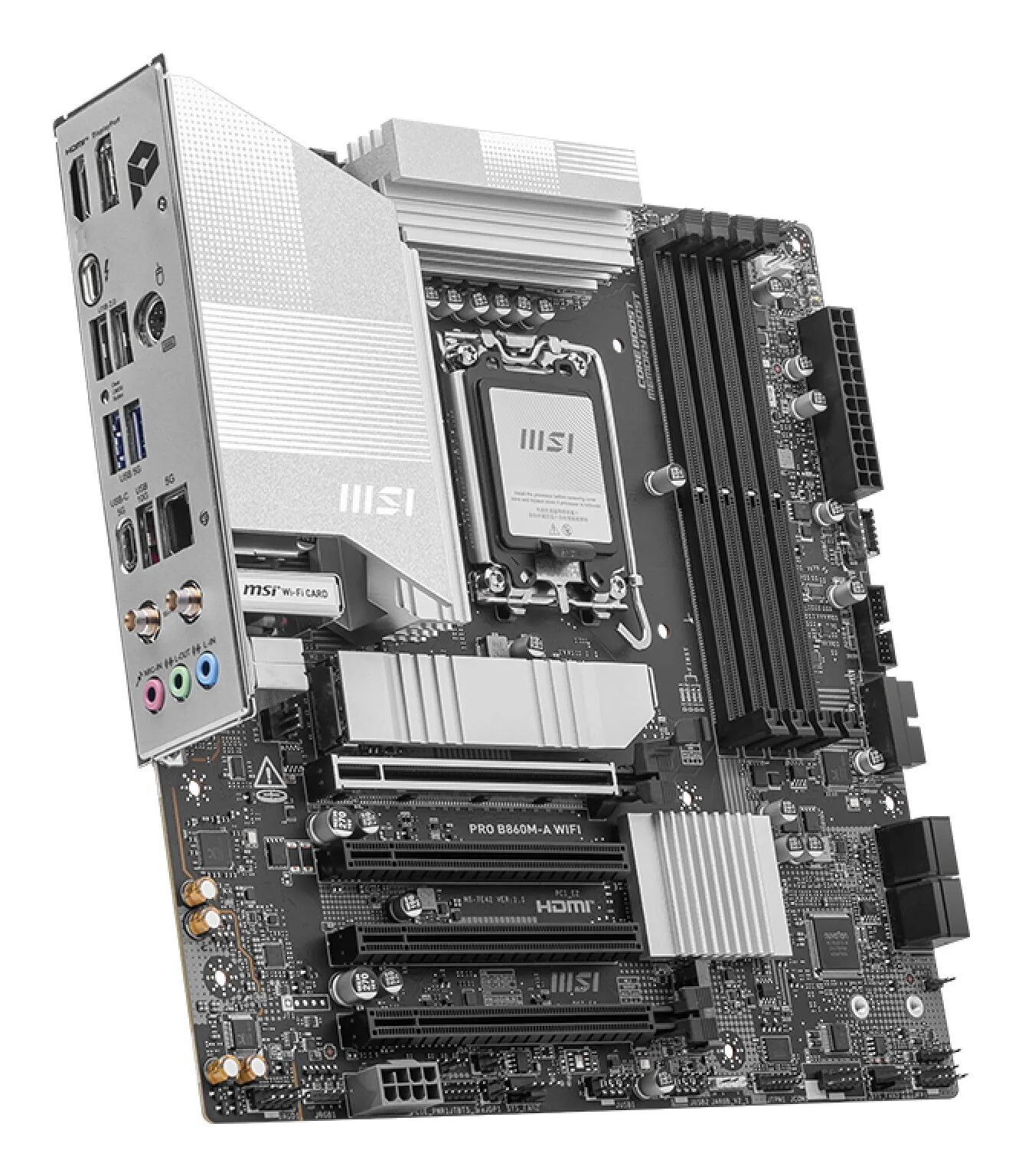 MSI PRO B860M-A WIFI Motherboard Intel B860 LGA 1851 (Socket V1) micro ATX – Bild 3