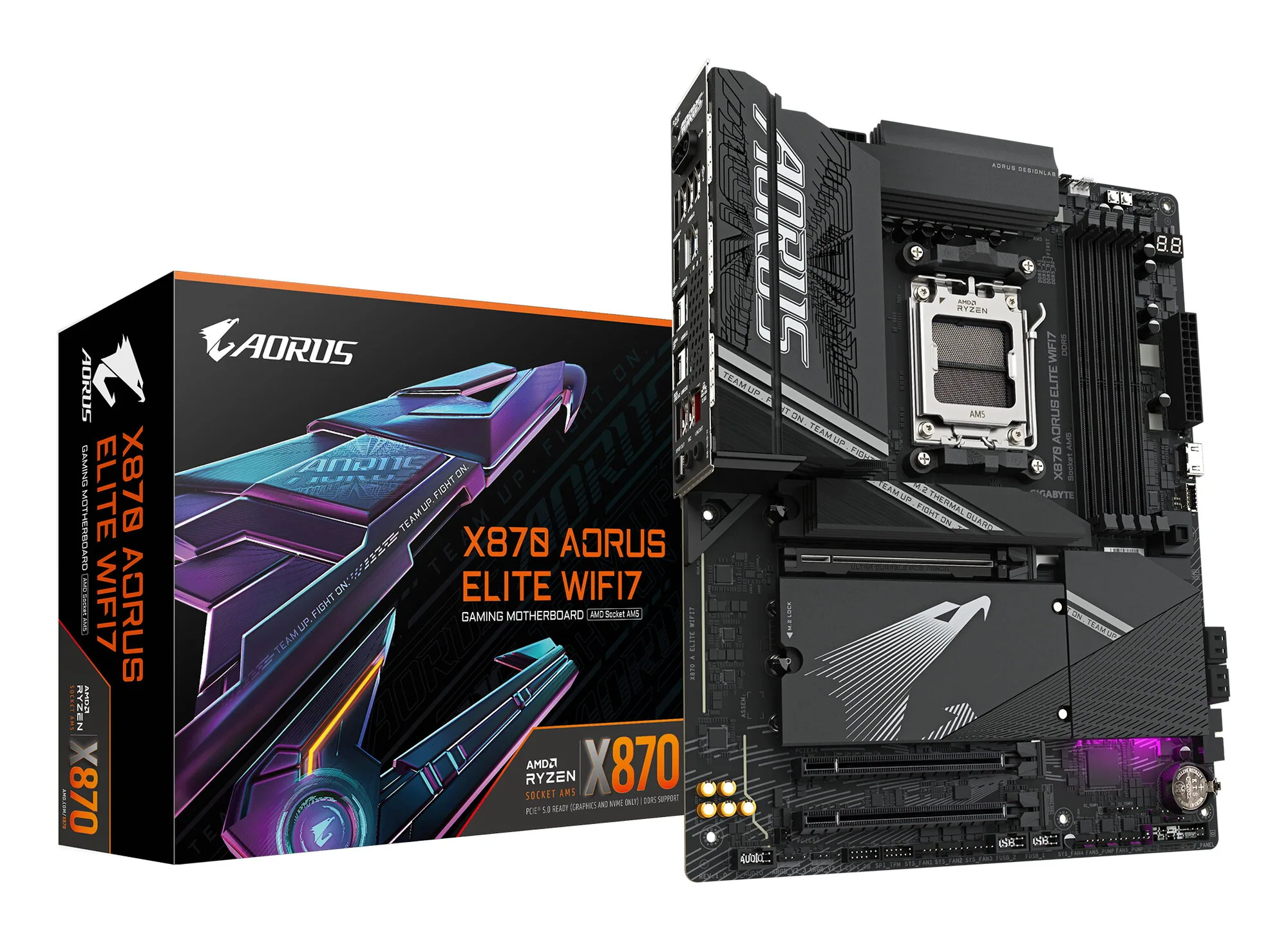 GIGABYTE X870 AORUS ELITE WIFI7 Mainboard – Bild 1