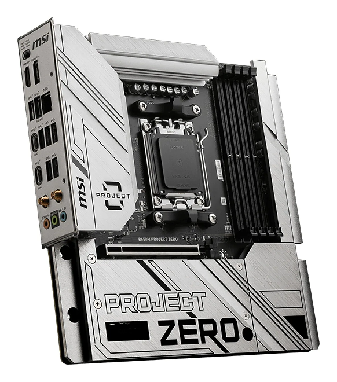 MSI B650M PROJECT ZERO Motherboard AMD B650 Sockel AM5 micro ATX – Bild 5