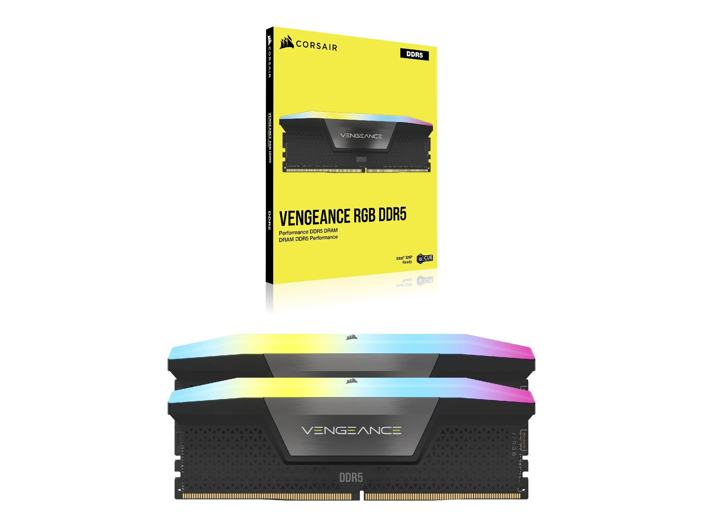Corsair VENGEANCE RGB b DDR5-6000 CL36 32 GB Kit (2x 16 GB) (CMH32GX5M2E6000C36)