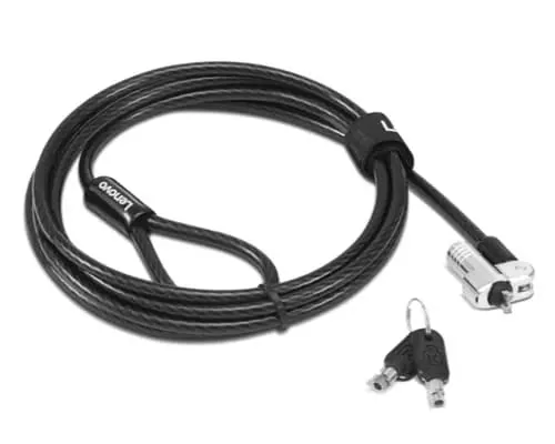 Lenovo 4XE1L51710 Kabelschloss Schwarz 1,8 m – Bild 1