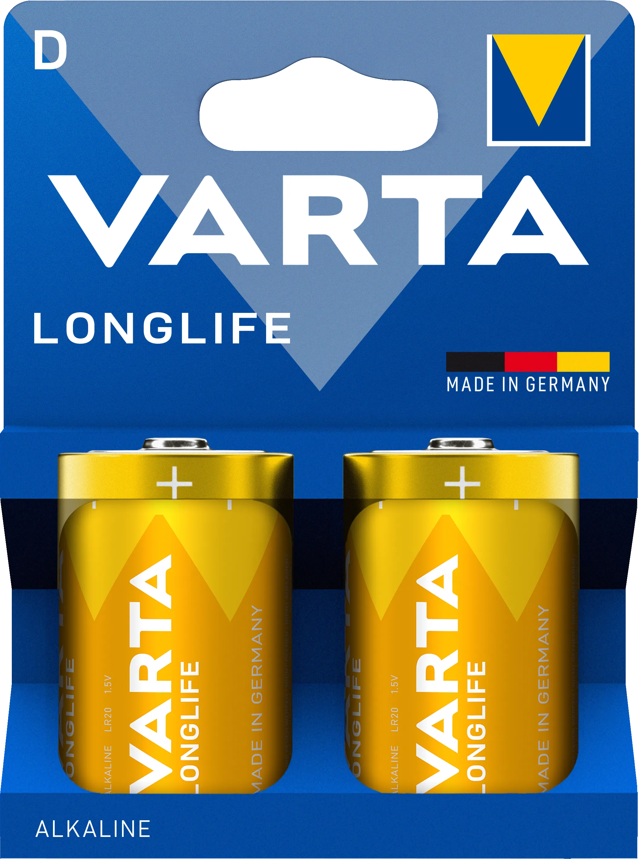 Varta Batterie LONGLIFE D Mono NEU 2 Stück