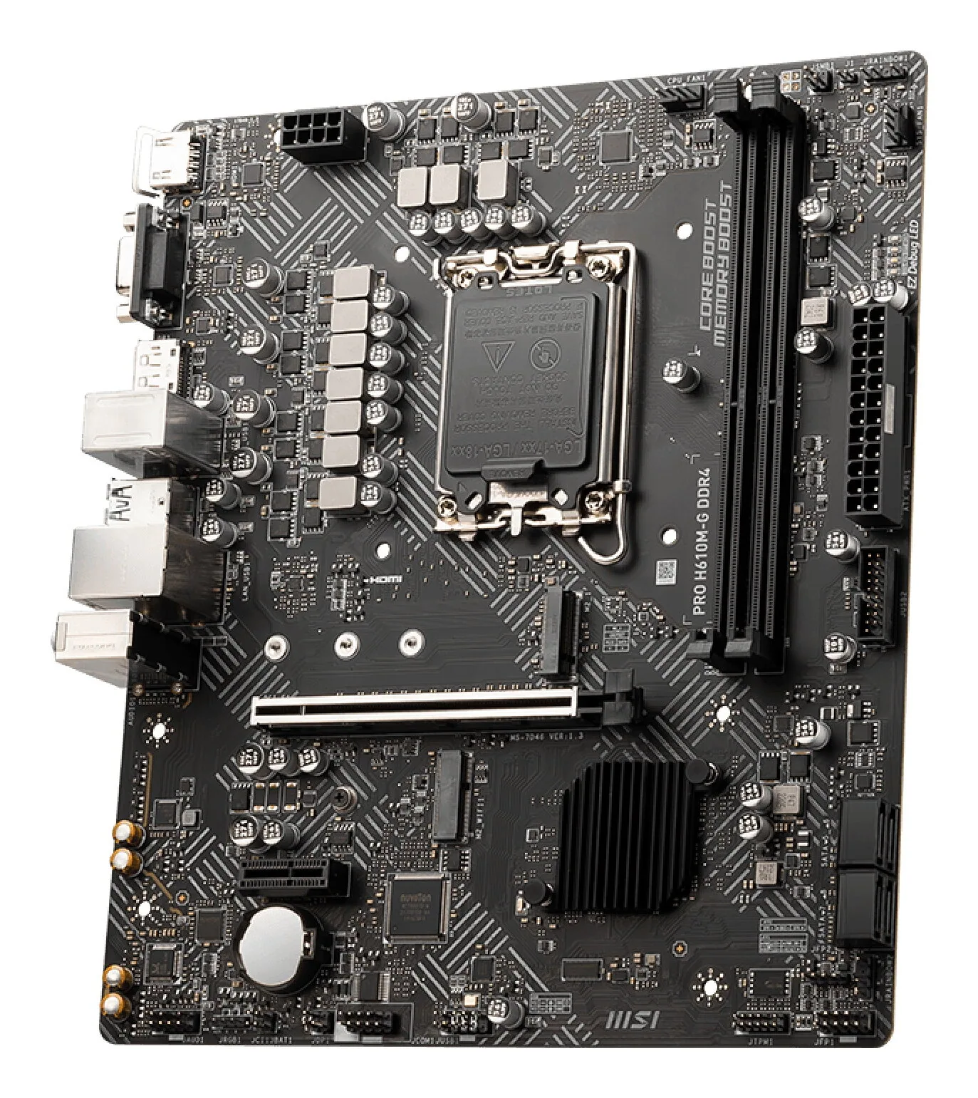 MSI PRO H610M-G DDR4 Motherboard Intel H610 LGA 1700 micro ATX – Bild 3