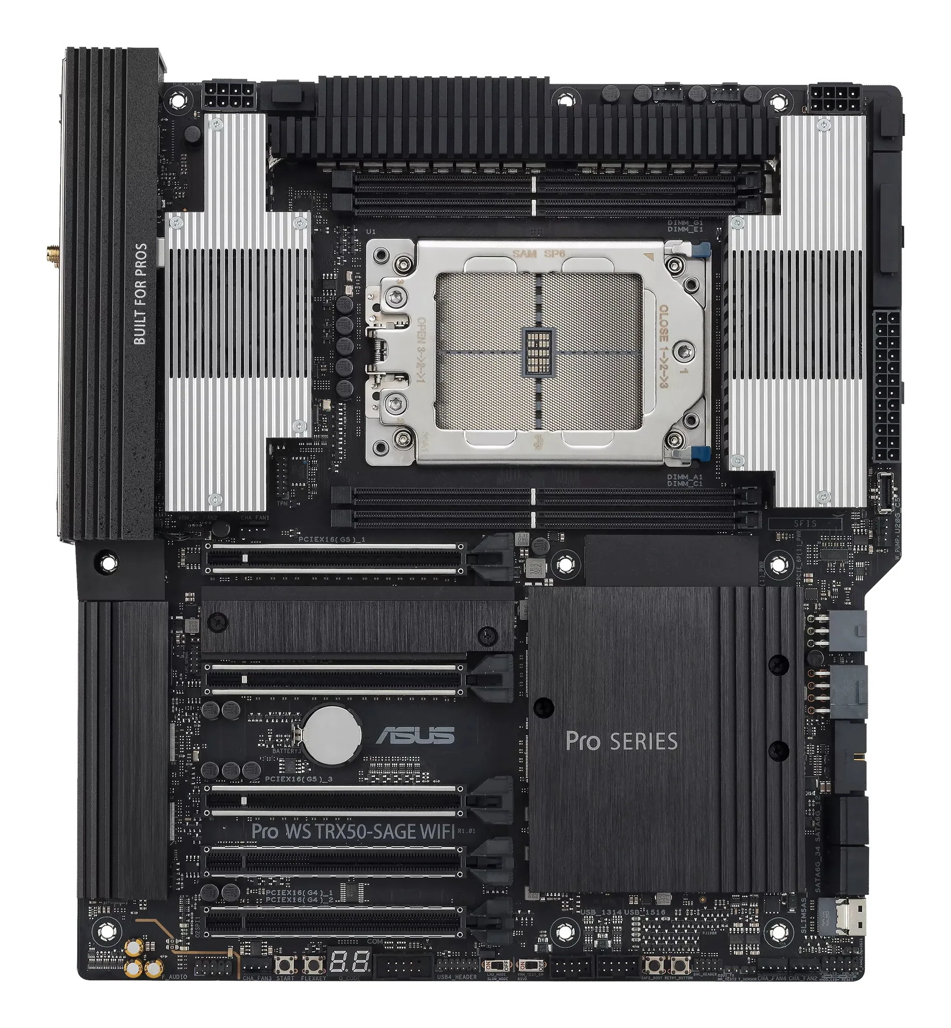 ASUS Pro WS TRX50-SAGE WIFI AMD TRX50 Socket sTR5 SSI CEB – Bild 2