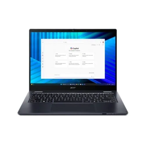 Acer TravelMate TMP414RN-55-TCO-58UA Intel Core Ultra 5 225U Hybrid (2-in-1) 35,6 cm (14") Touchscreen WUXGA 16 GB DDR5-SDRAM 512 GB SSD Wi-Fi 7 (802.11be) Windows 11 Pro Blau QWERTZ Deutsch – Bild 2