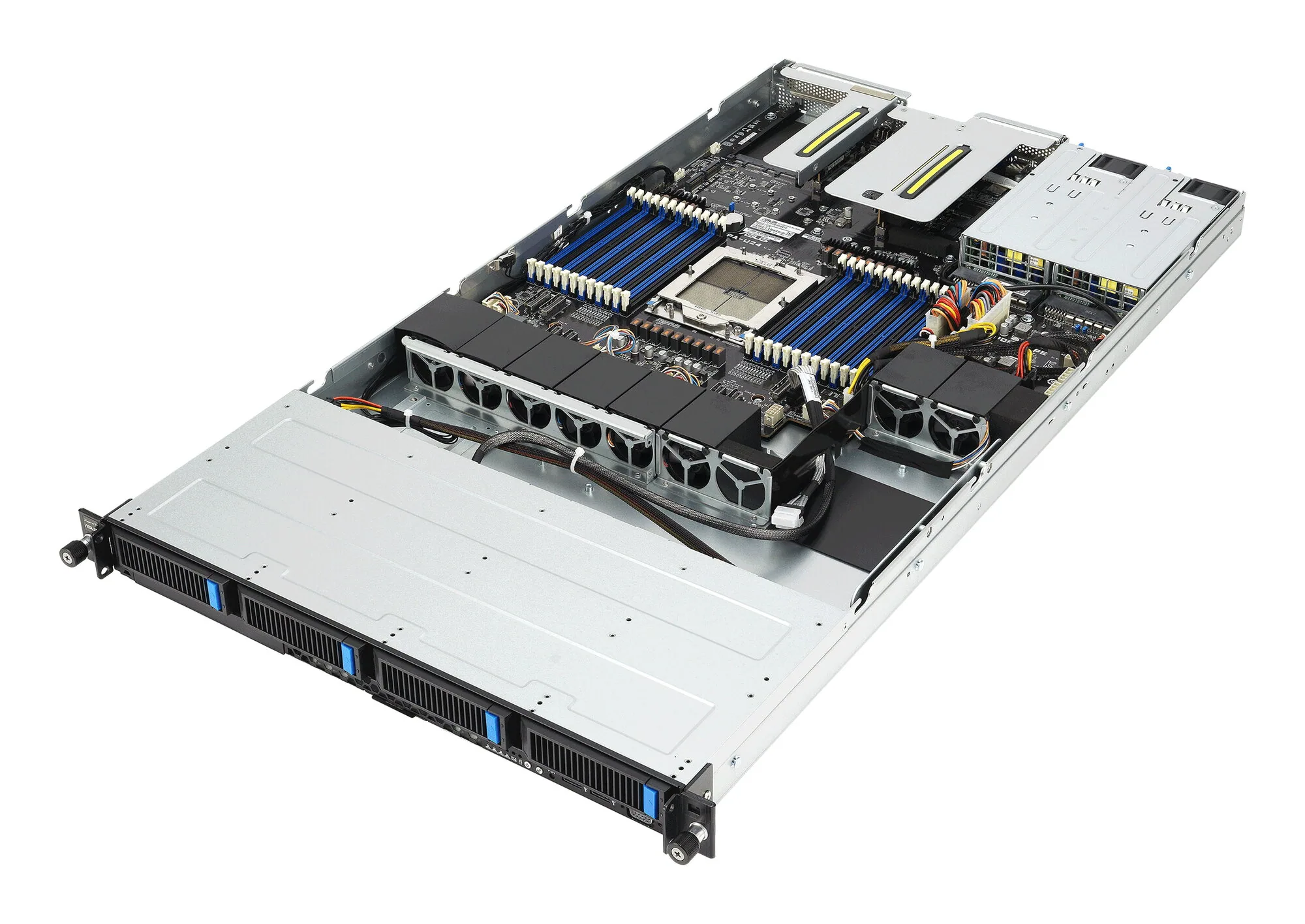 ASUS RS501A-E12-RS4 LGA 6096 Rack (1U) Schwarz, Silber – Bild 5
