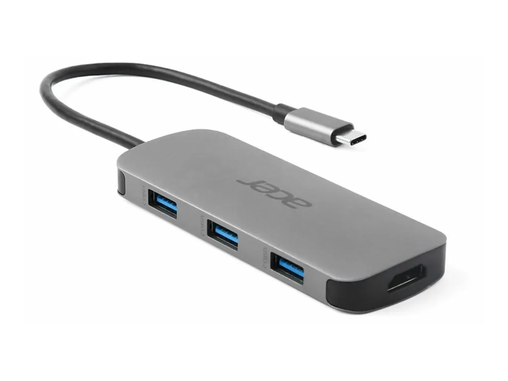 Acer 7in1 Typce C dongle  1x TypeC  1x HMDI 3x USB3.2