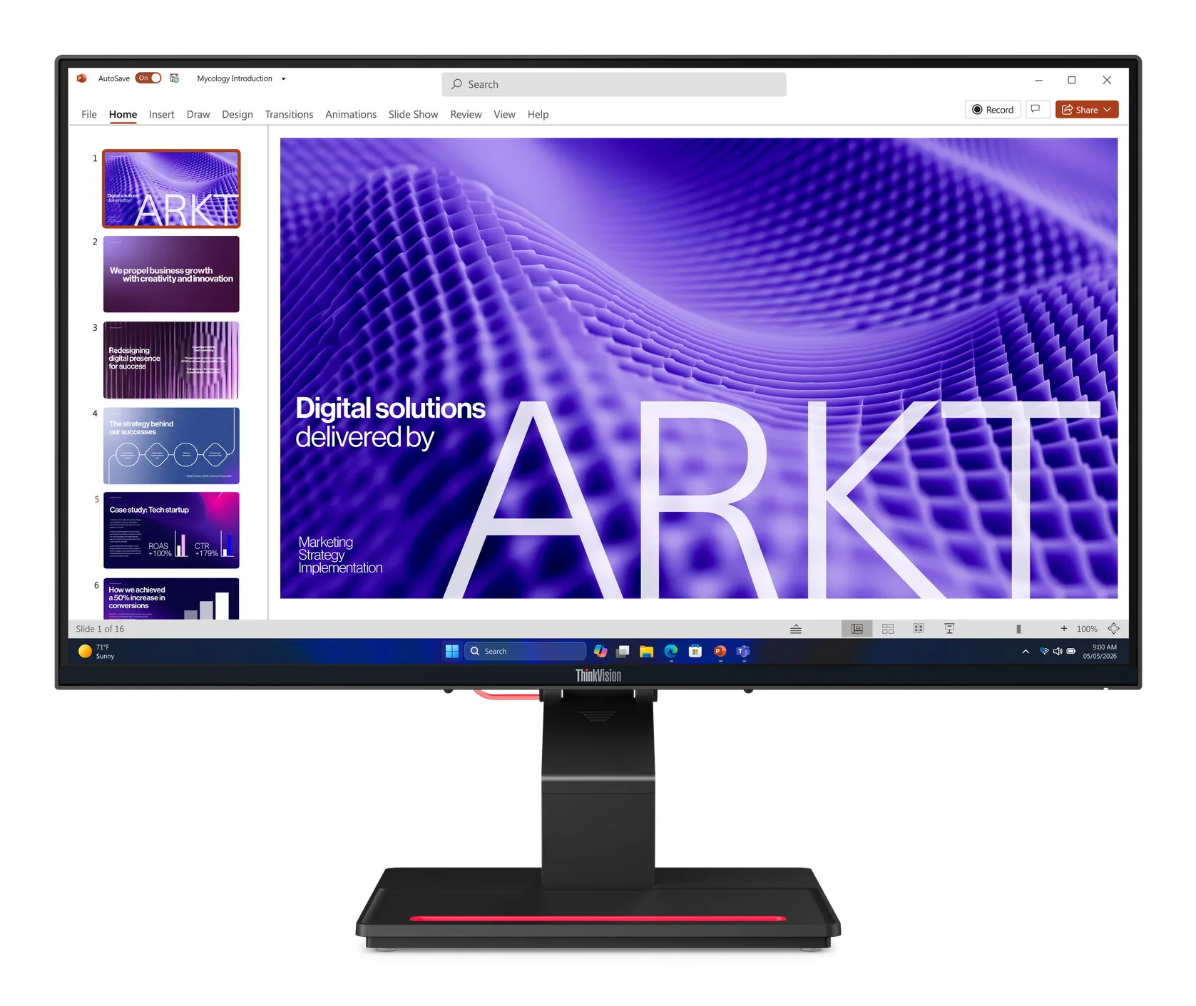 Lenovo ThinkVision T24D-4t Monitor – Bild 1