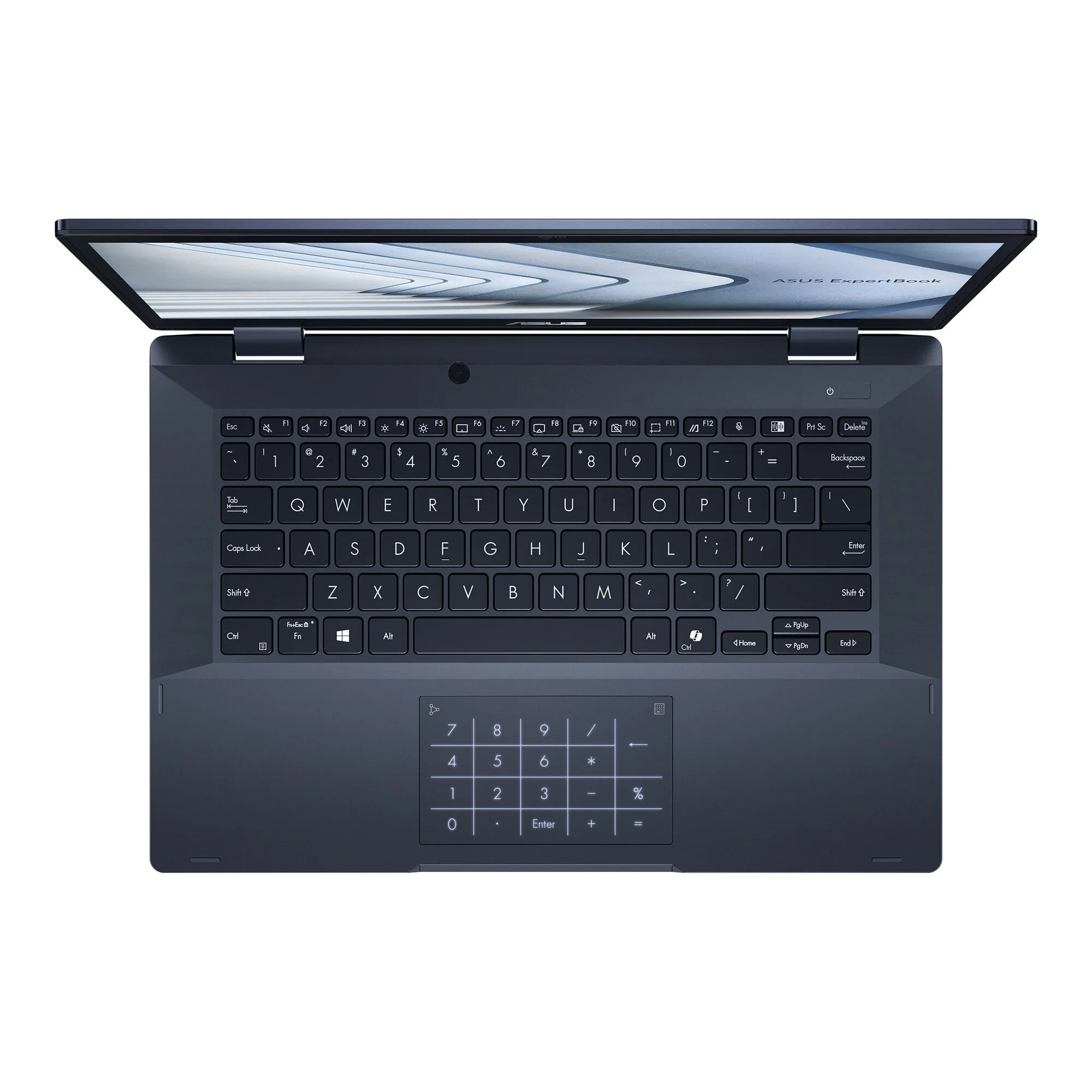 ASUS ExpertBook B3 Flip B3402FVA-EC2616X Intel Core 5 120U Hybrid (2-in-1) 35,6 cm (14") Touchscreen Full HD 16 GB DDR4-SDRAM 512 GB SSD Wi-Fi 6 (802.11ax) Windows 11 Pro Schwarz QWERTZ Deutsch – Bild 6