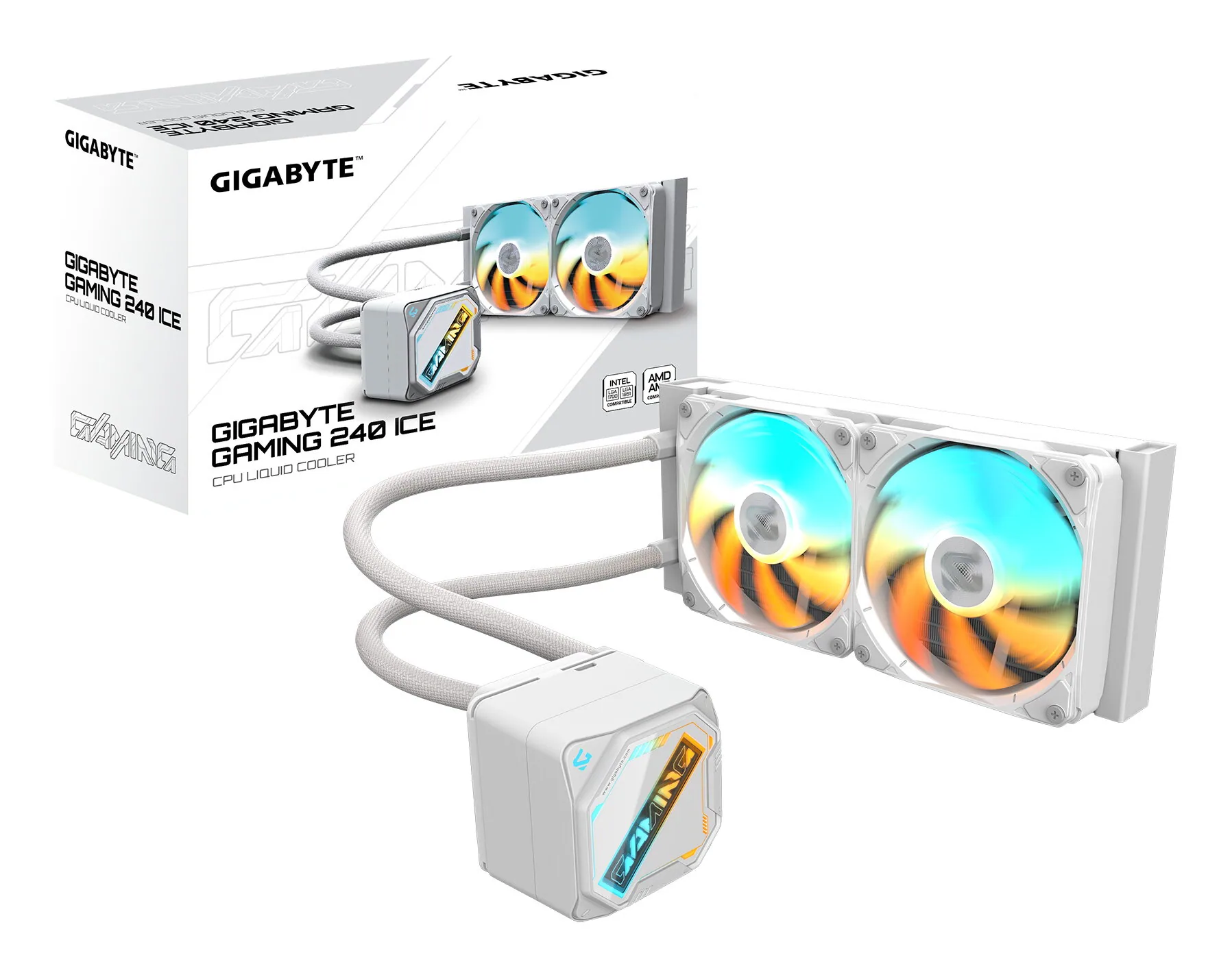 GIGABYTE GAMING 240 ICE Flüssigkeitskühler für CPU – Bild 1