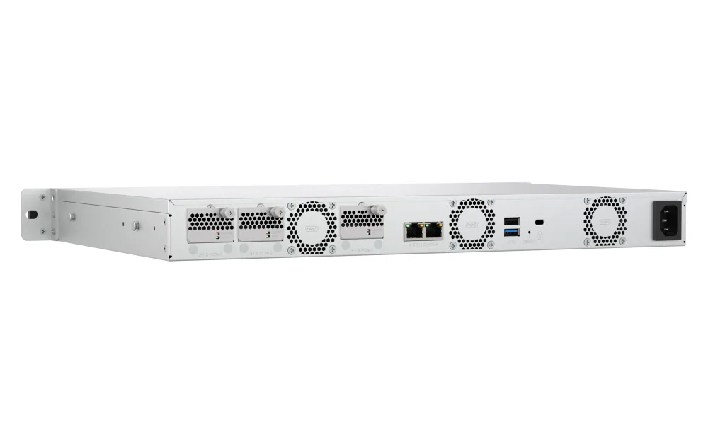 QNAP TS-h765eU NAS Rack (1U) Intel Atom® 8 GB DDR5 QuTS hero Schwarz, Grau – Bild 2