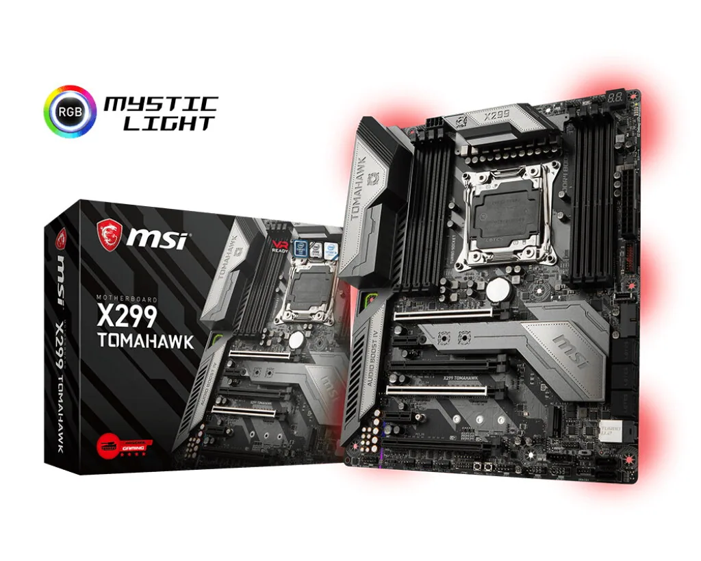 MSI X299 TOMAHAWK Intel® X299 LGA 2066 (Socket R4) ATX – Bild 2
