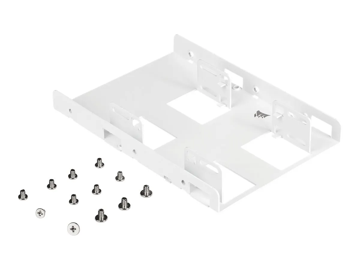 Einbaurahmen (2,5") -> (3,5") Corsair  für SSD (DUAL) white