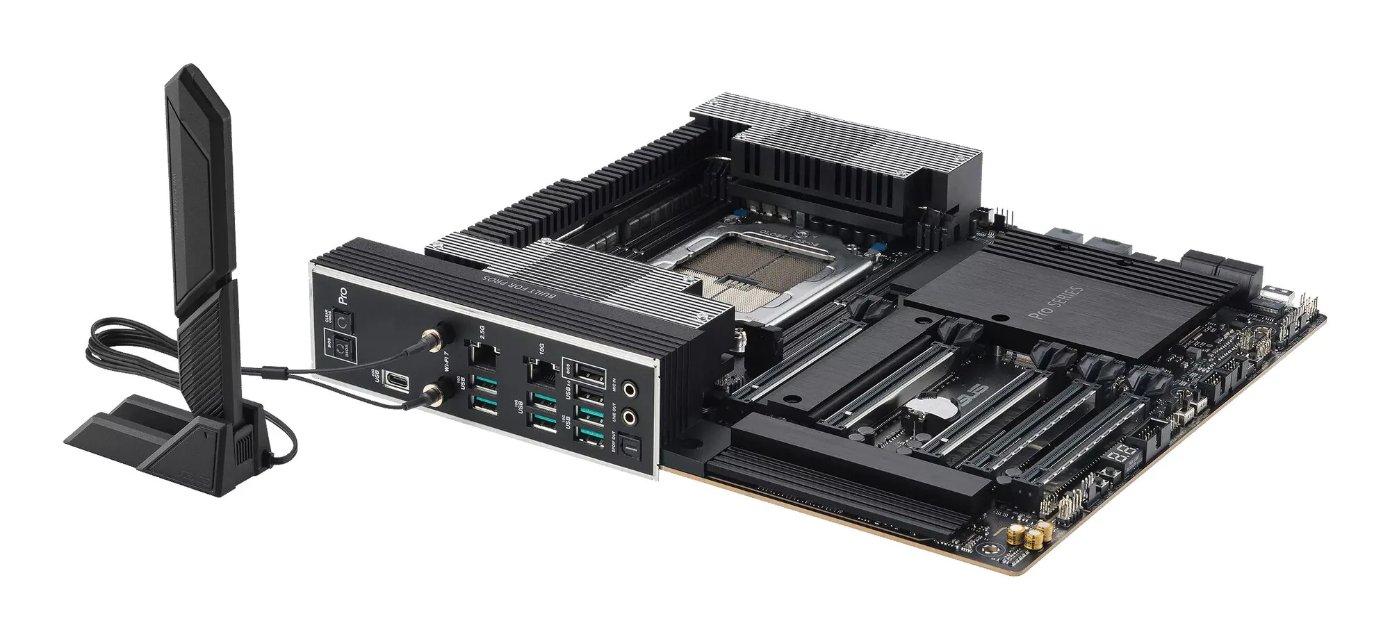 ASUS Pro WS TRX50-SAGE WIFI AMD TRX50 Socket sTR5 SSI CEB – Bild 7