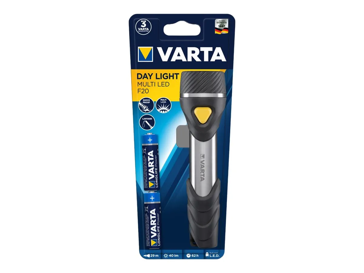 Varta Taschenlampe Day Light Multi LED F20          2AA