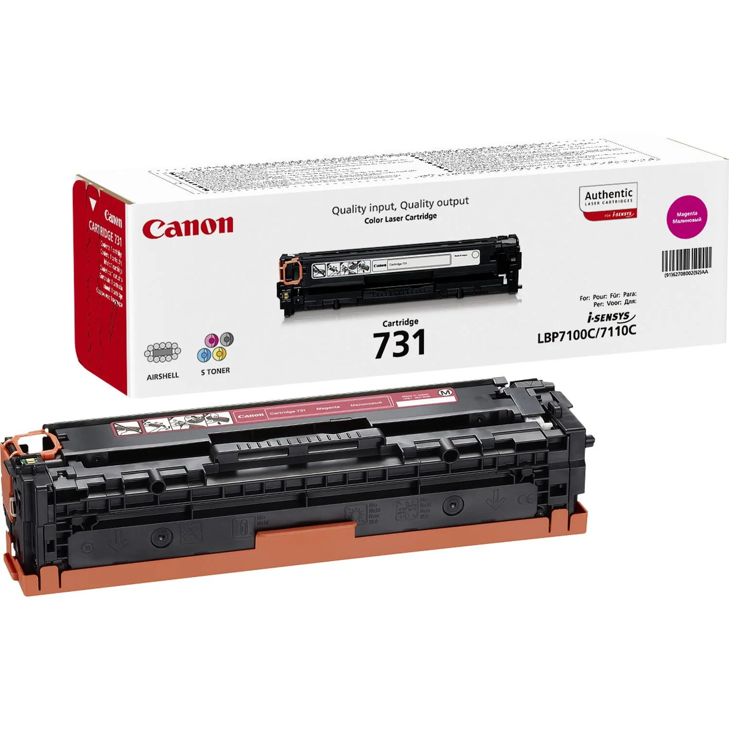 Canon 731 Tonerkartusche 1 Stück(e) Original Magenta – Bild 1