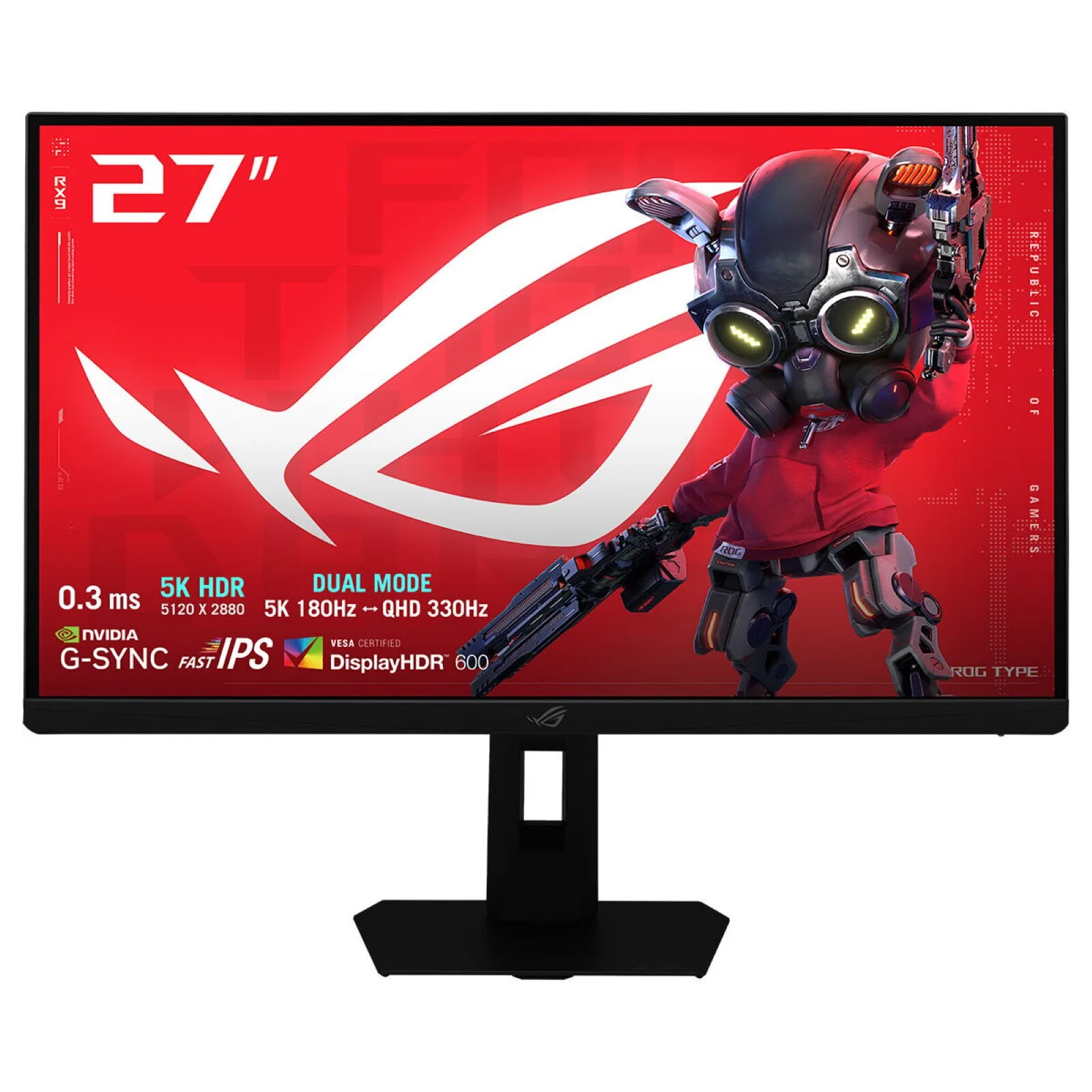 ASUS ROG Strix XG27JCG Computerbildschirm 68,6 cm (27") 5120 x 2880 Pixel 5K Ultra HD LCD Schwarz – Bild 1