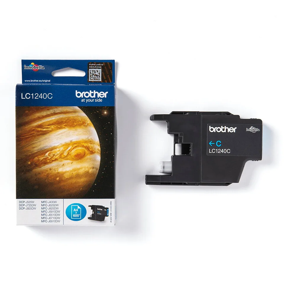 Brother LC1240C Druckerpatrone 1 Stück(e) Original Cyan – Bild 1