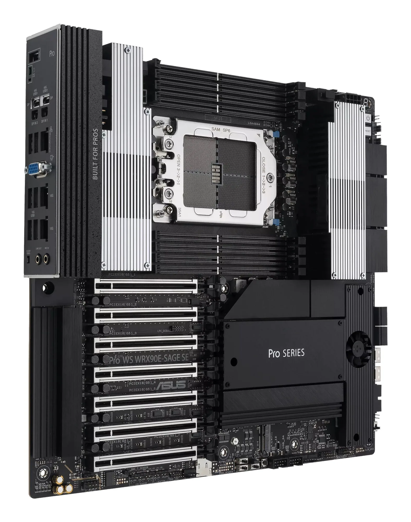 ASUS PRO WS WRX90E-SAGE SE AMD WRX90 Socket sTR5 EEB – Bild 6