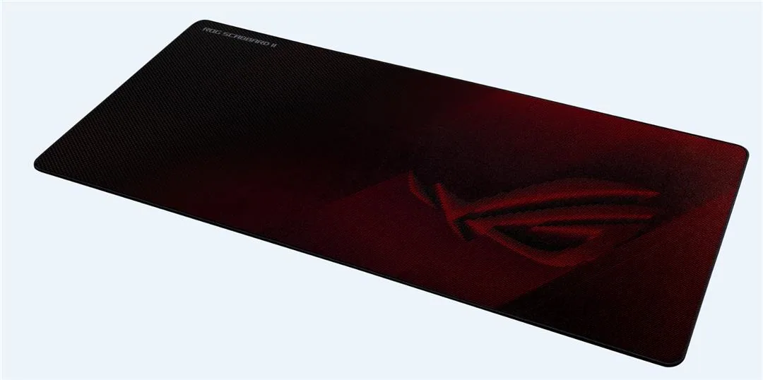 ASUS ROG Strix Scabbard II Gaming-Mauspad Schwarz, Rot – Bild 4