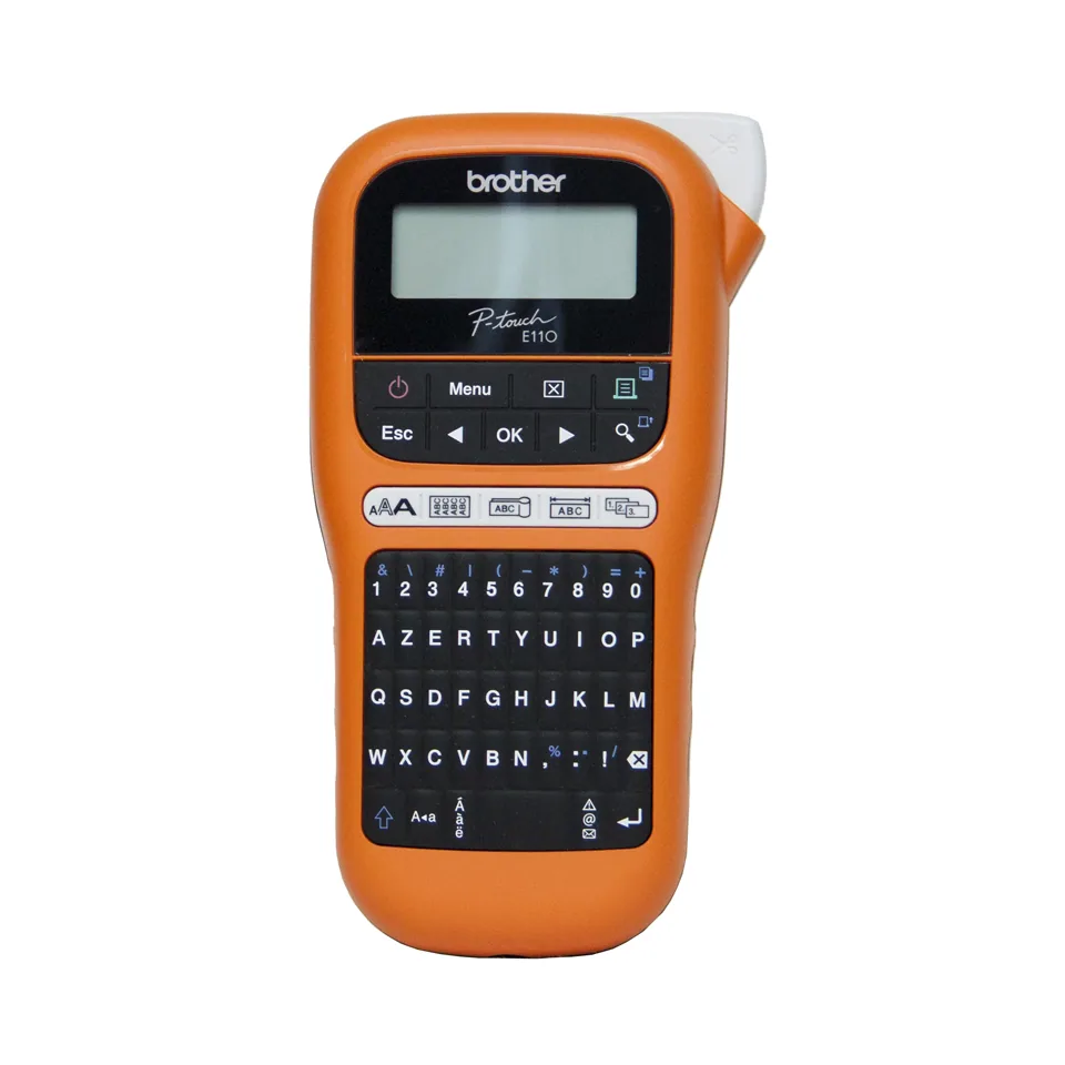 Brother PT-E110 Etikettendrucker Wärmeübertragung 180 x 180 DPI 20 mm/sek HGe/TZe QWERTY – Bild 1