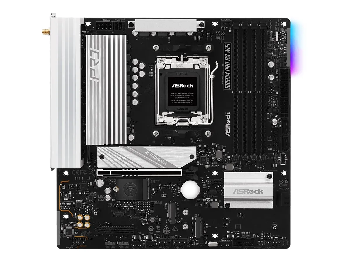 ASRock B850M Pro RS WiFi AM5 mATX HDMI/DP DDR5