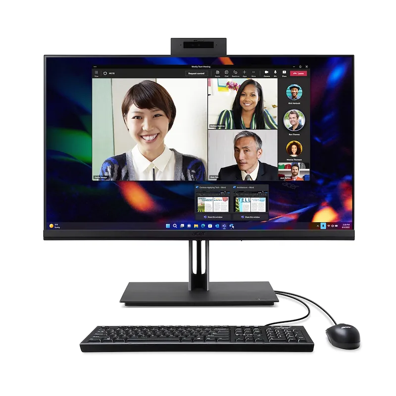 Acer Veriton Z4717GT Intel® Core™ i5 i5-13400 68,6 cm (27") 1920 x 1080 Pixel All-in-One-PC 16 GB DDR4-SDRAM 512 GB SSD Windows 11 Pro Schwarz – Bild 1