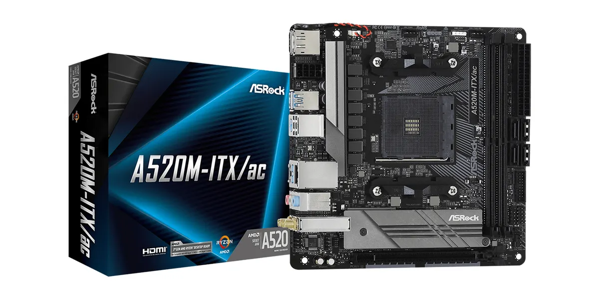 ASRock MB A520M-ITX/AC AM4 M-ITX