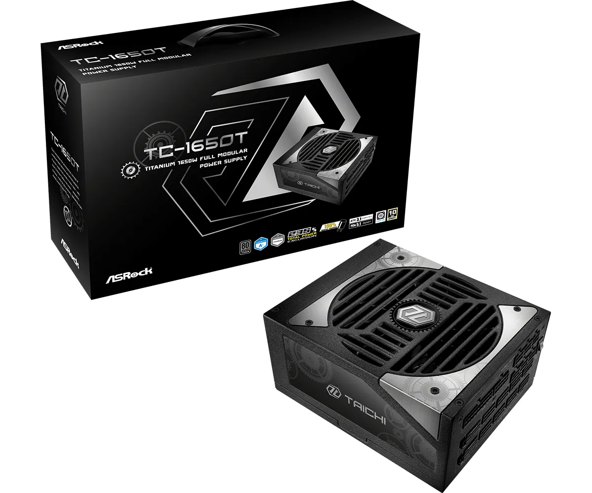 ASRock Taichi Series TC-1650T 1650W ATX 80+ Titanium black