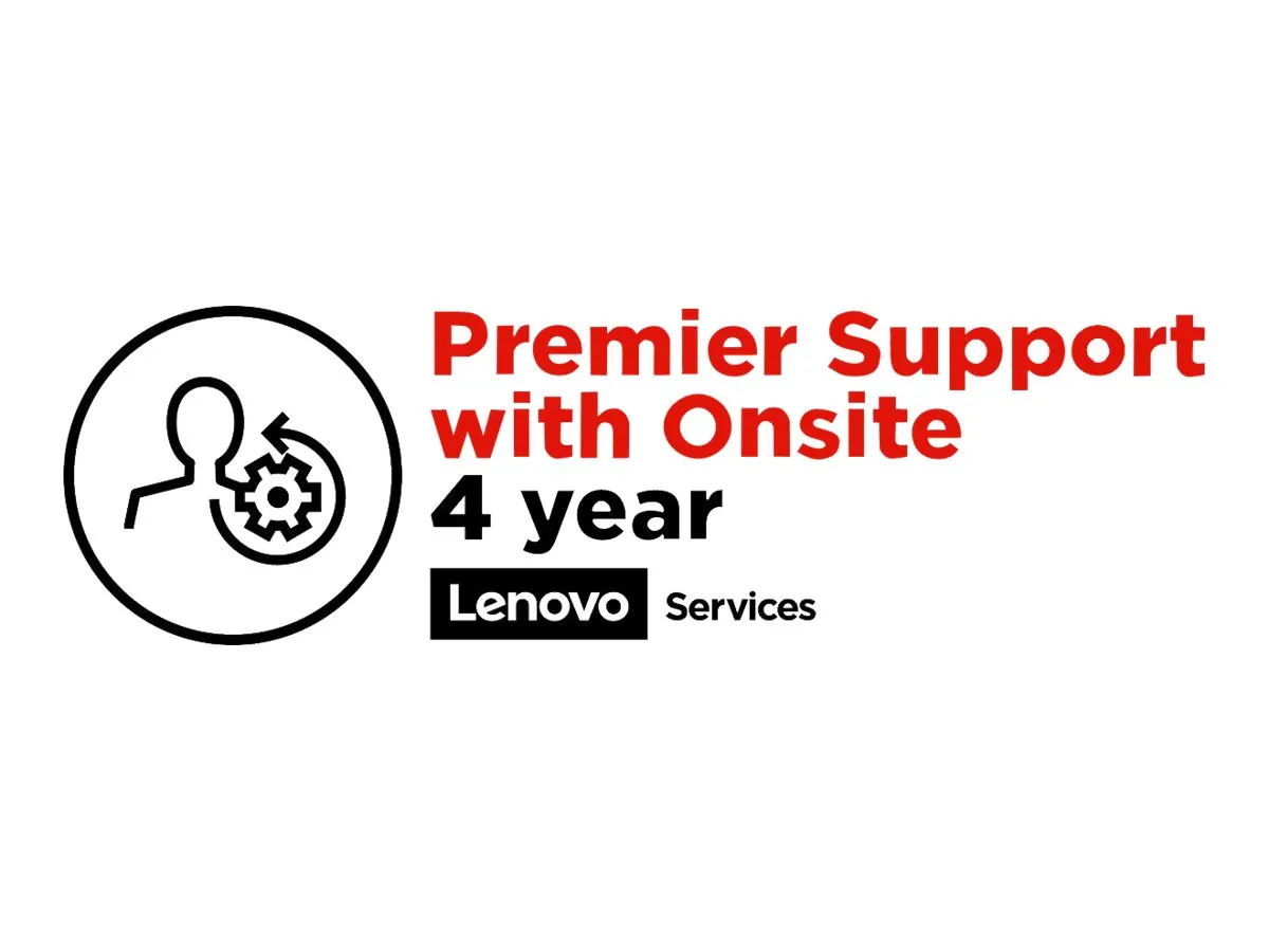 Lenovo 4 Jahr Premier Support mit Vor-Ort-Service (5WS0T36197)