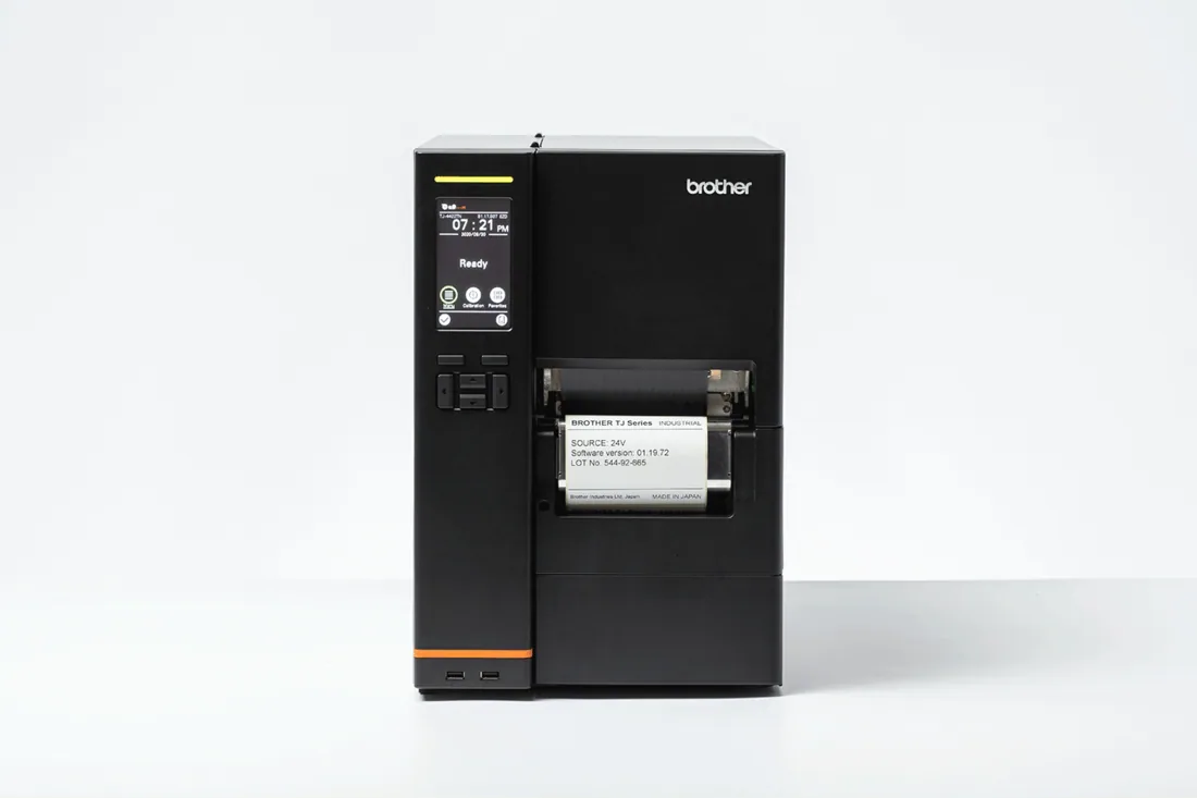 Brother TJ4422TN Etikettendrucker Thermische Leitung 203 x 203 DPI Kabelgebunden Ethernet/LAN – Bild 1