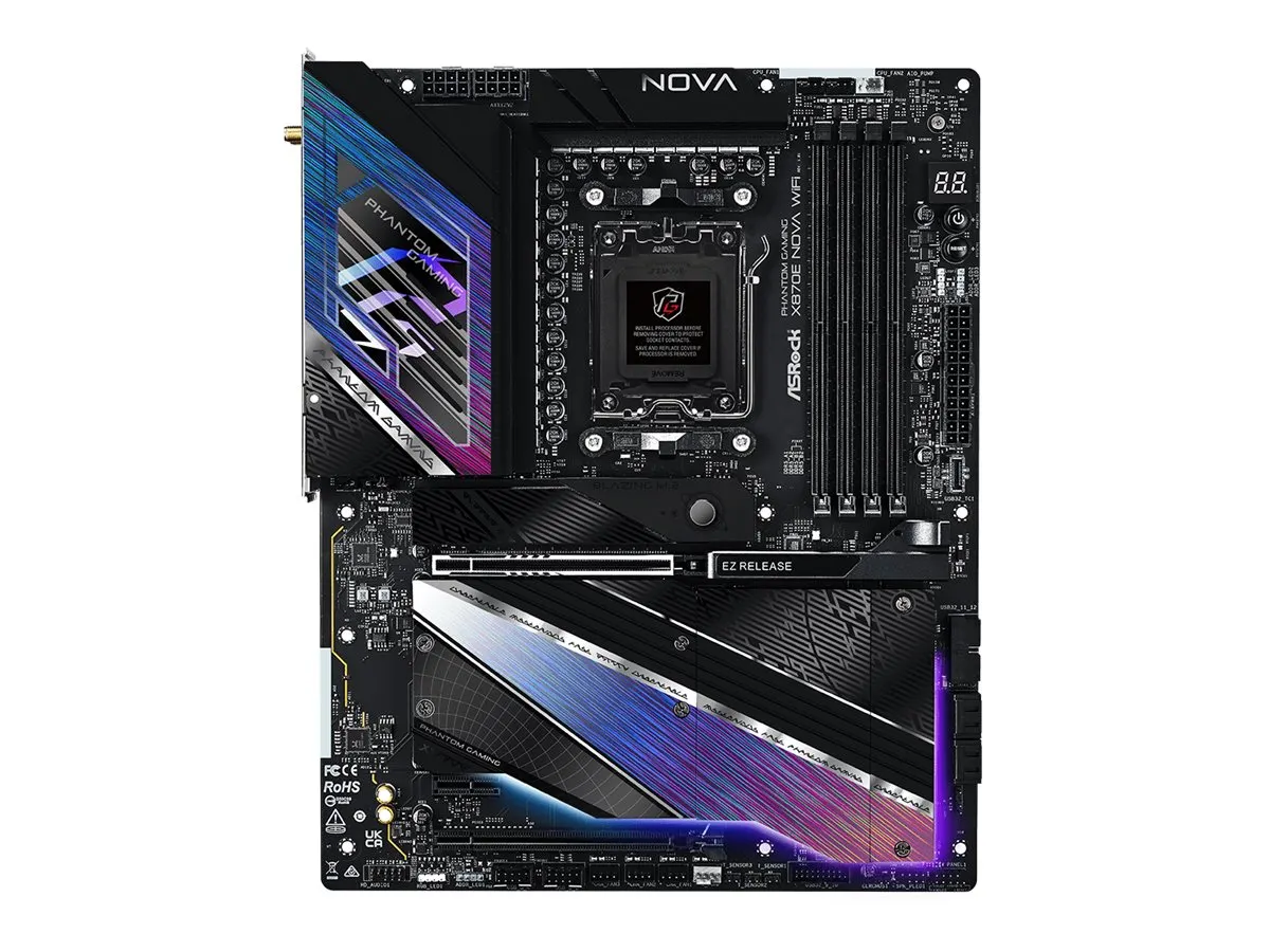 ASRock X870E Nova WiFi AM5 ATX HDMI/USB-C DDR5