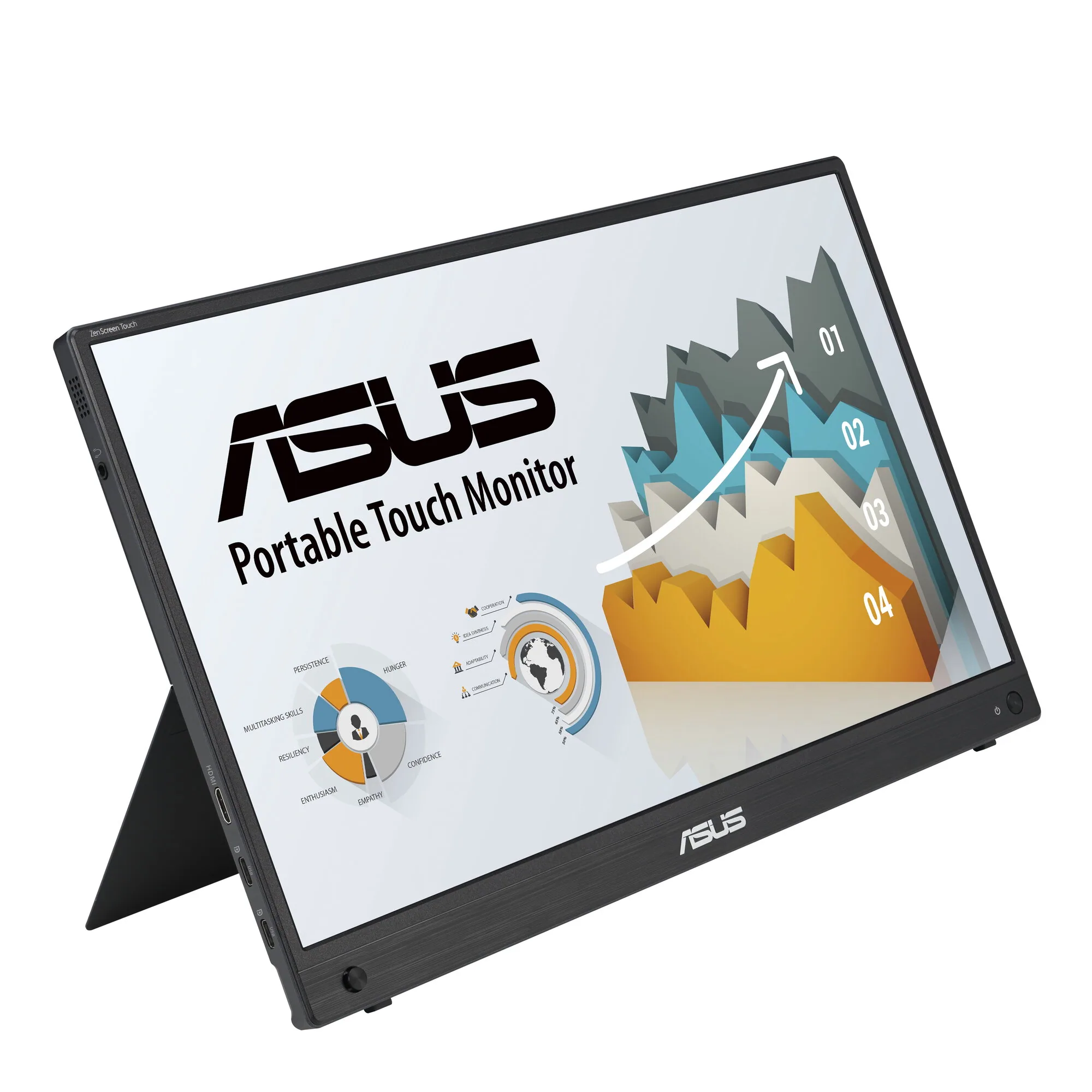 ASUS ZenScreen MB16AHT Computerbildschirm 39,6 cm (15.6") 1920 x 1080 Pixel Full HD Touchscreen Schwarz – Bild 5
