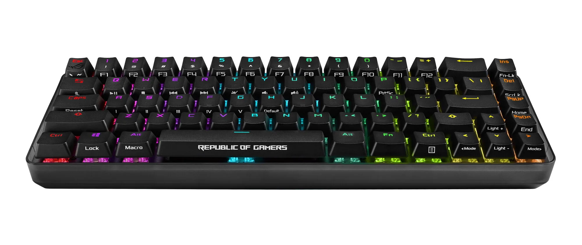 ASUS ROG Falchion Tastatur Gaming RF kabellos + USB QWERTZ Deutsch Schwarz – Bild 4