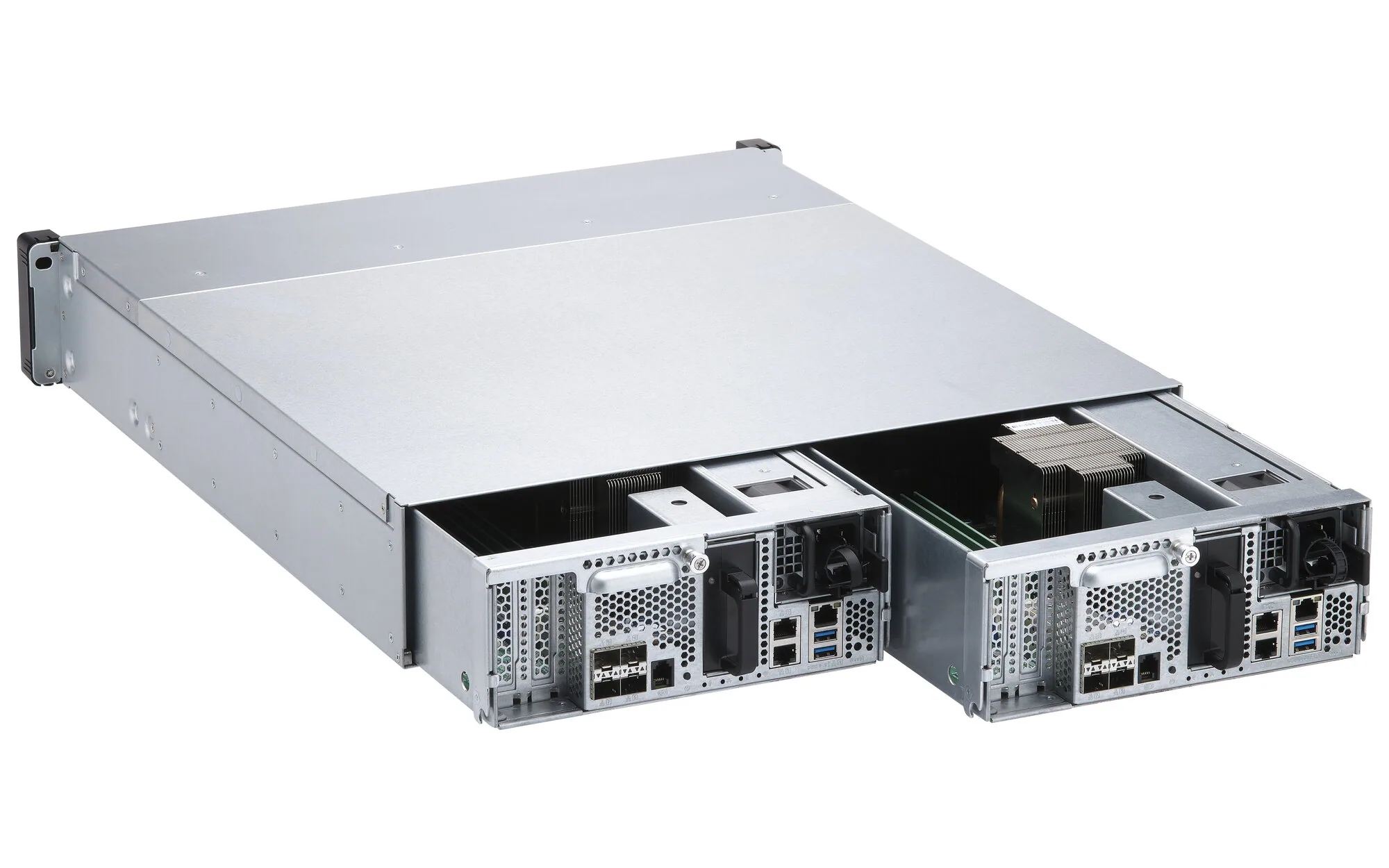 QNAP ES2486dc NAS Rack (2U) Intel® Xeon® D D-2142IT 96 GB DDR4 0 TB QNAP Enterprise System Schwarz – Bild 5