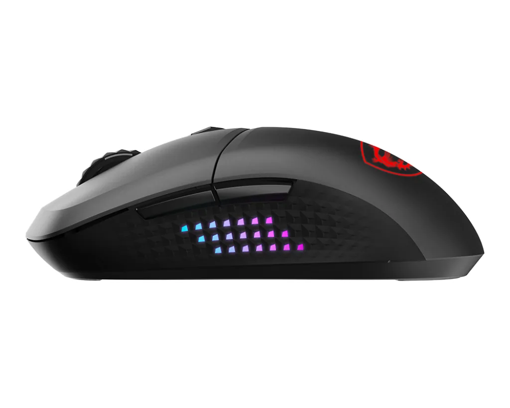 MSI VERSA 300 ELITE WIRELESS Maus Gaming Rechts RF Wireless + Bluetooth + USB Type-C Optisch 26000 DPI – Bild 4