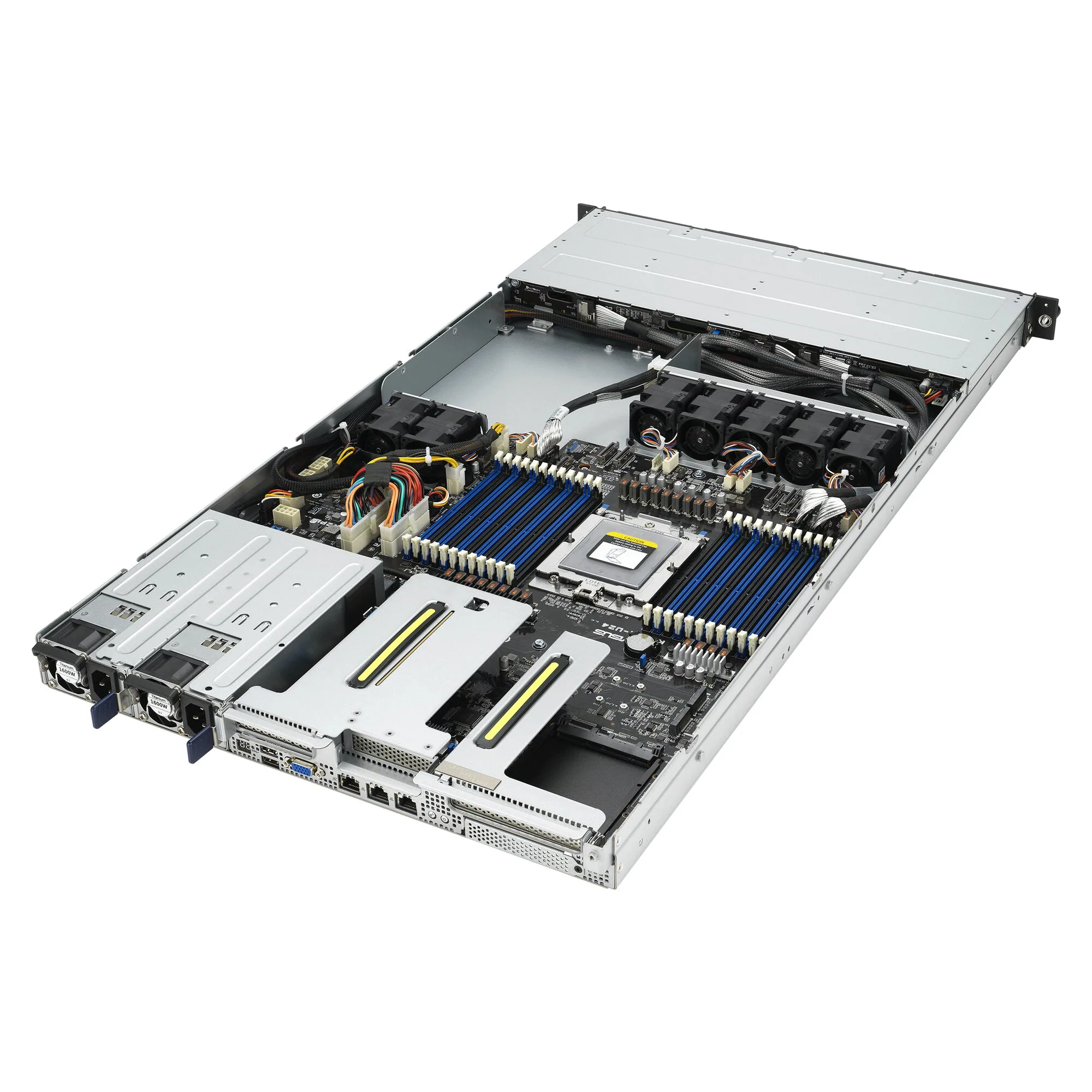 ASUS RS500A-E12-RS4U Socket SP5 Rack (1U) Schwarz, Silber – Bild 3