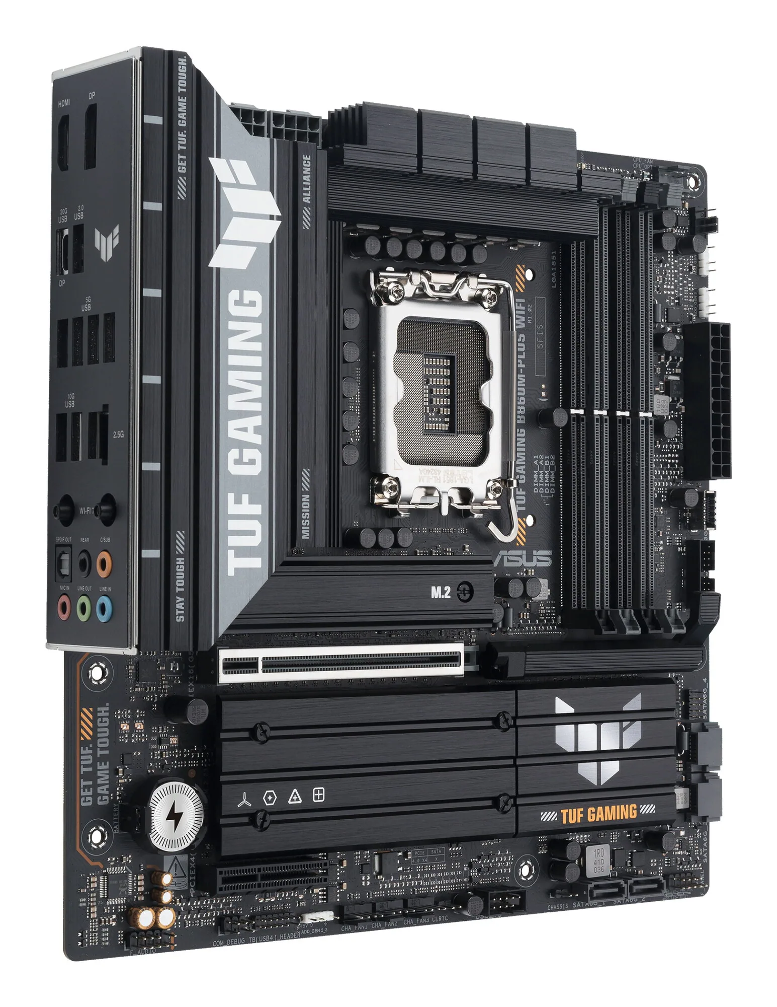 ASUS TUF GAMING B860M-PLUS WIFI Intel B860 LGA 1851 (Socket V1) micro ATX – Bild 3