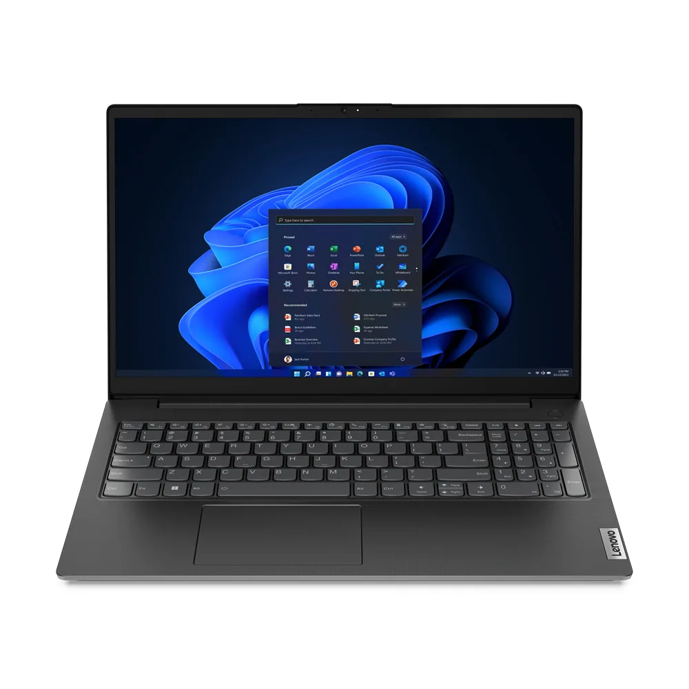 Lenovo V15 G4 ABP AMD Ryzen™ 5 7430U Laptop 39,6 cm (15.6") Full HD 16 GB DDR4-SDRAM 512 GB SSD Wi-Fi 6 (802.11ax) Windows 11 Pro Schwarz Deutsch – Bild 1
