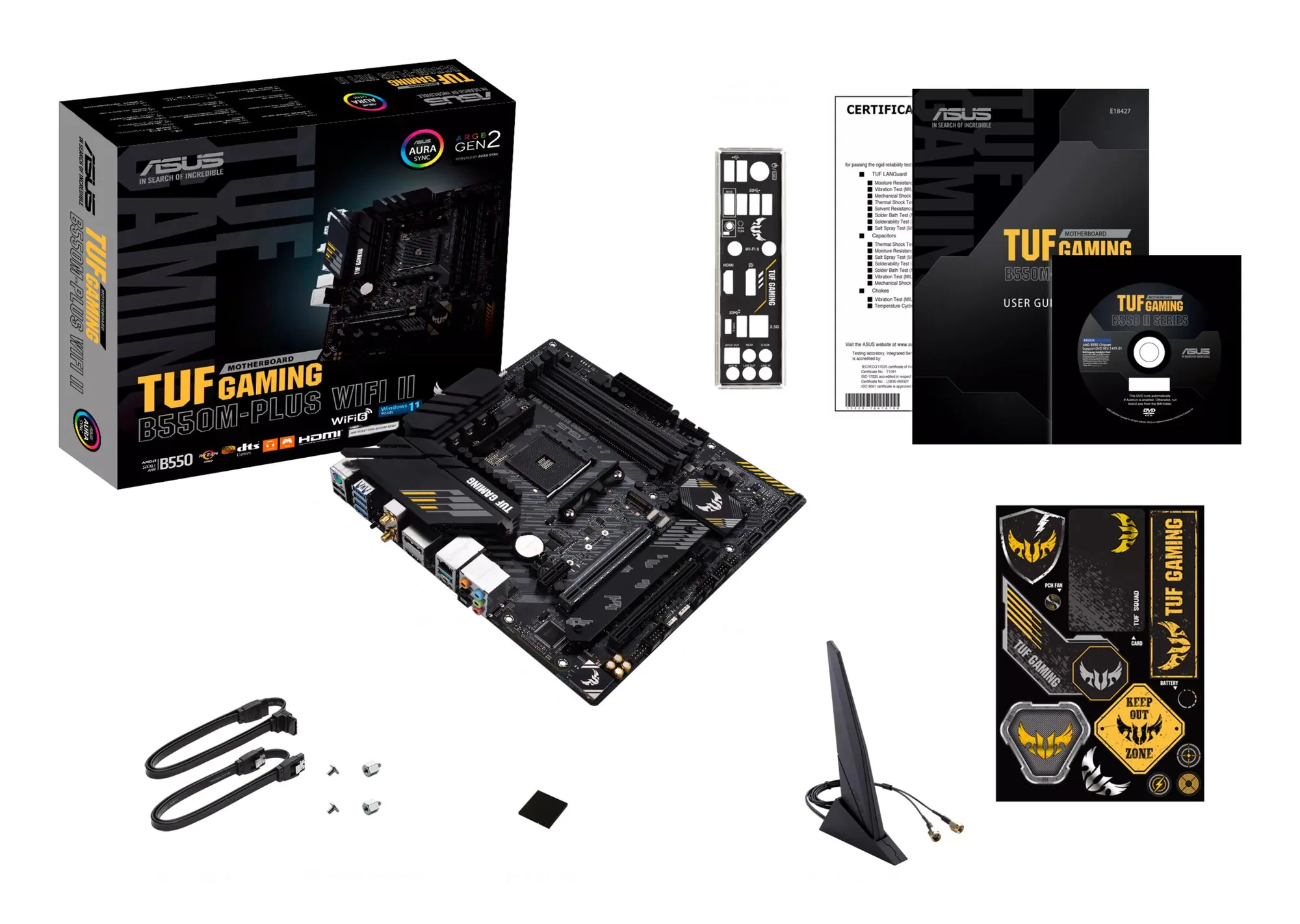 ASUS TUF GAMING B550M-PLUS WIFI II AMD B550 Sockel AM4 micro ATX – Bild 8
