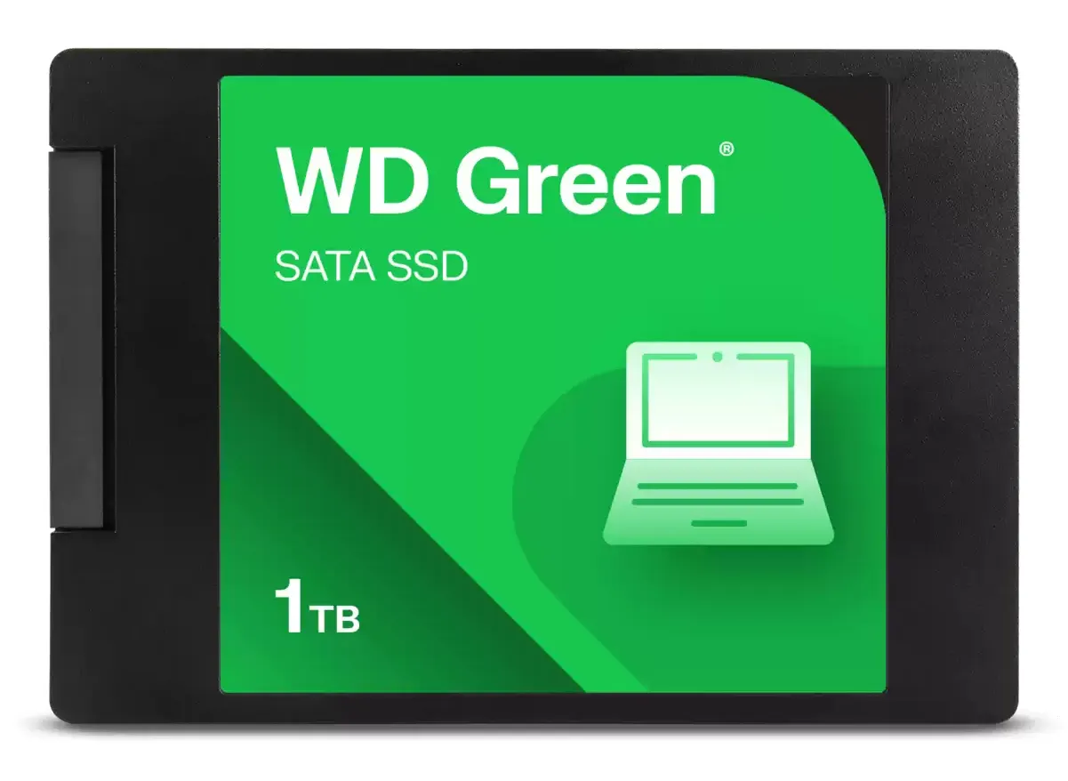 WD SSD Green 2,5" (6.4 cm) 1 TB SATA3 7 mm