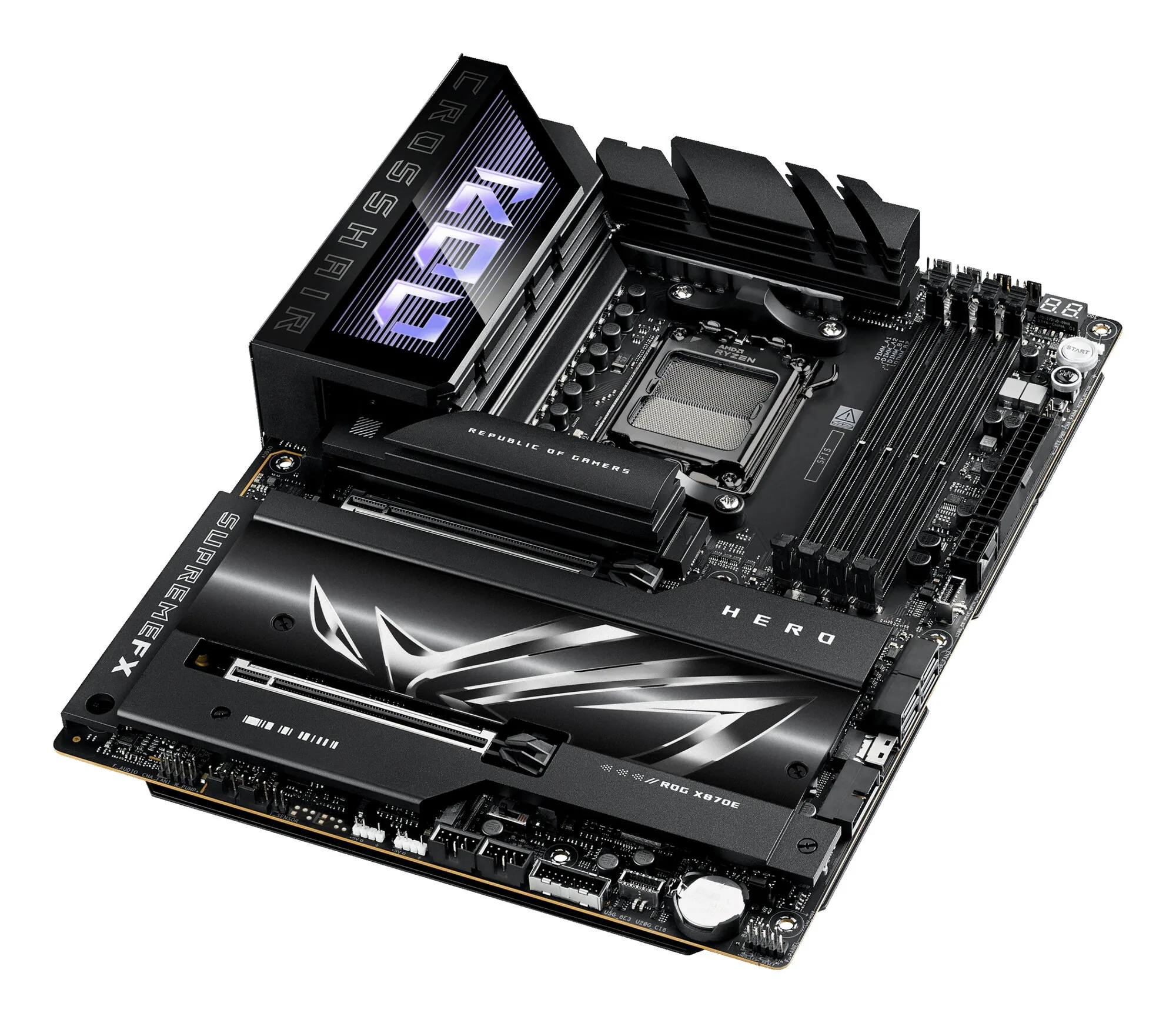 ASUS ROG CROSSHAIR X870E HERO AMD X870E Sockel AM5 ATX – Bild 7