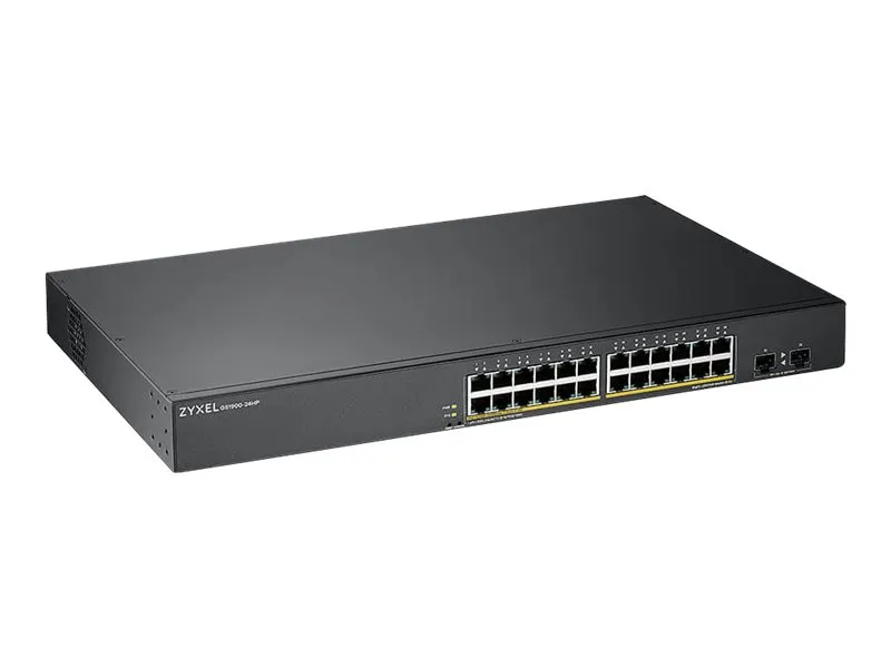 Zyxel GS1900-24HP Managed Gigabit Ethernet (10/100/1000) 1U Schwarz